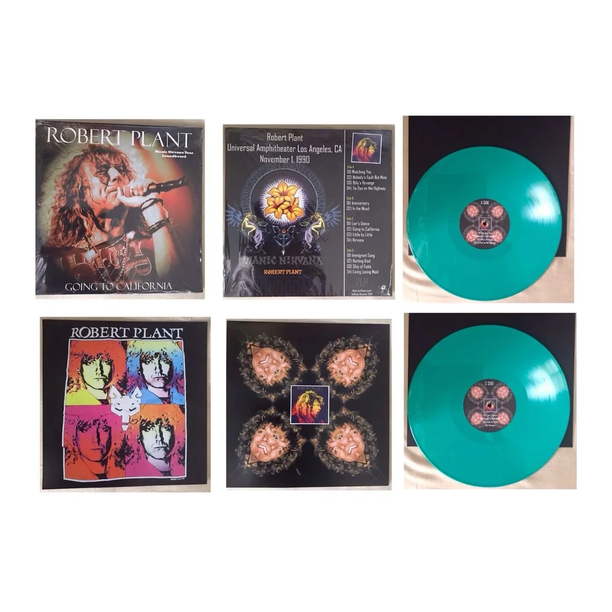 11/01/1990 (aqua vinyl) - Going To California at Universal Amphitheater, LA, CA