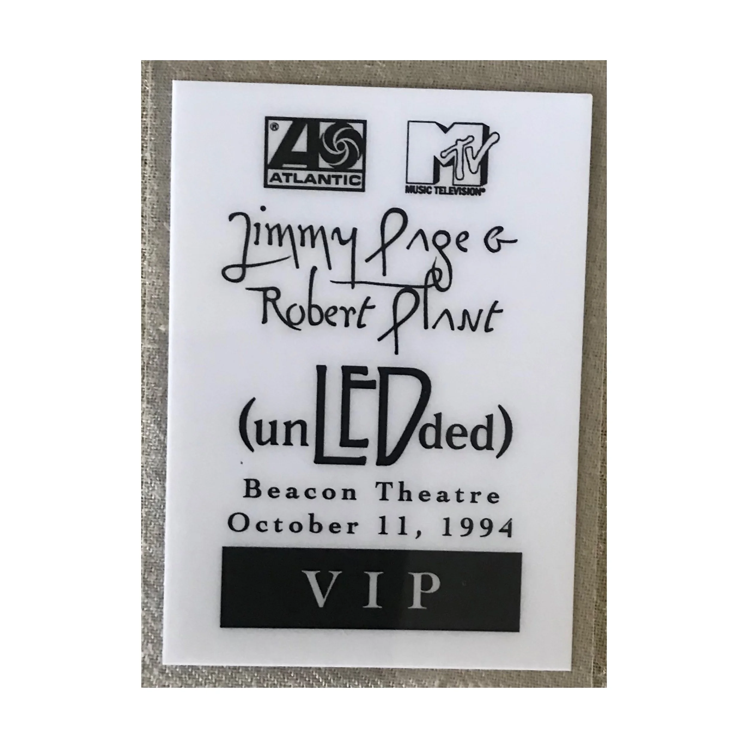 1994 Pass for Premiere for Unledded