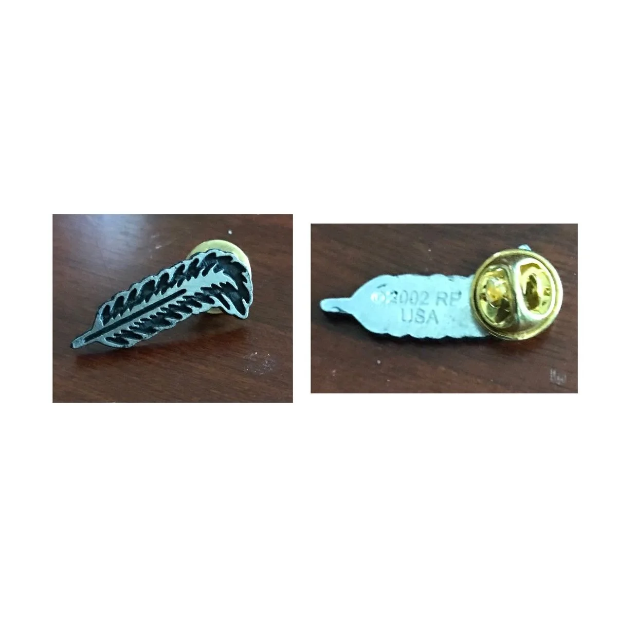 2002 Feather Tour Pin