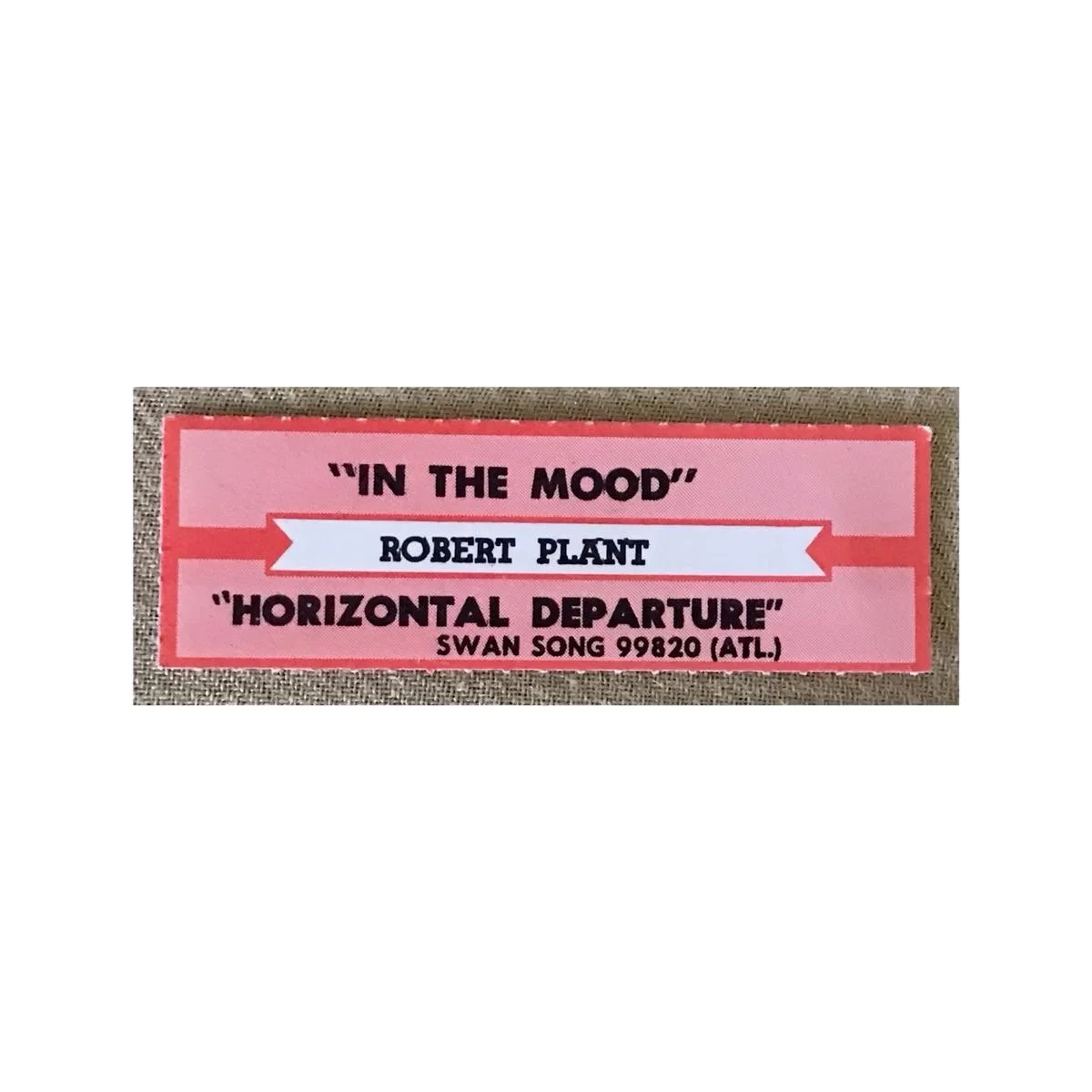 ‘In The Mood’ - Jukebox Title Strip