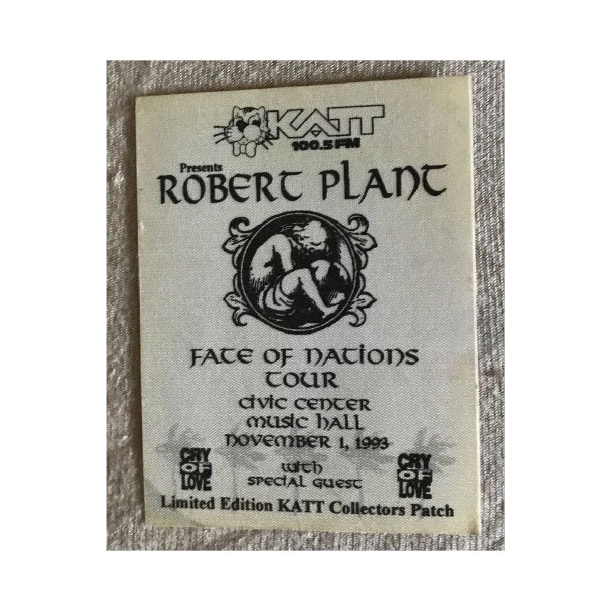 11/01/93 100.5 FM Katt Radio patch