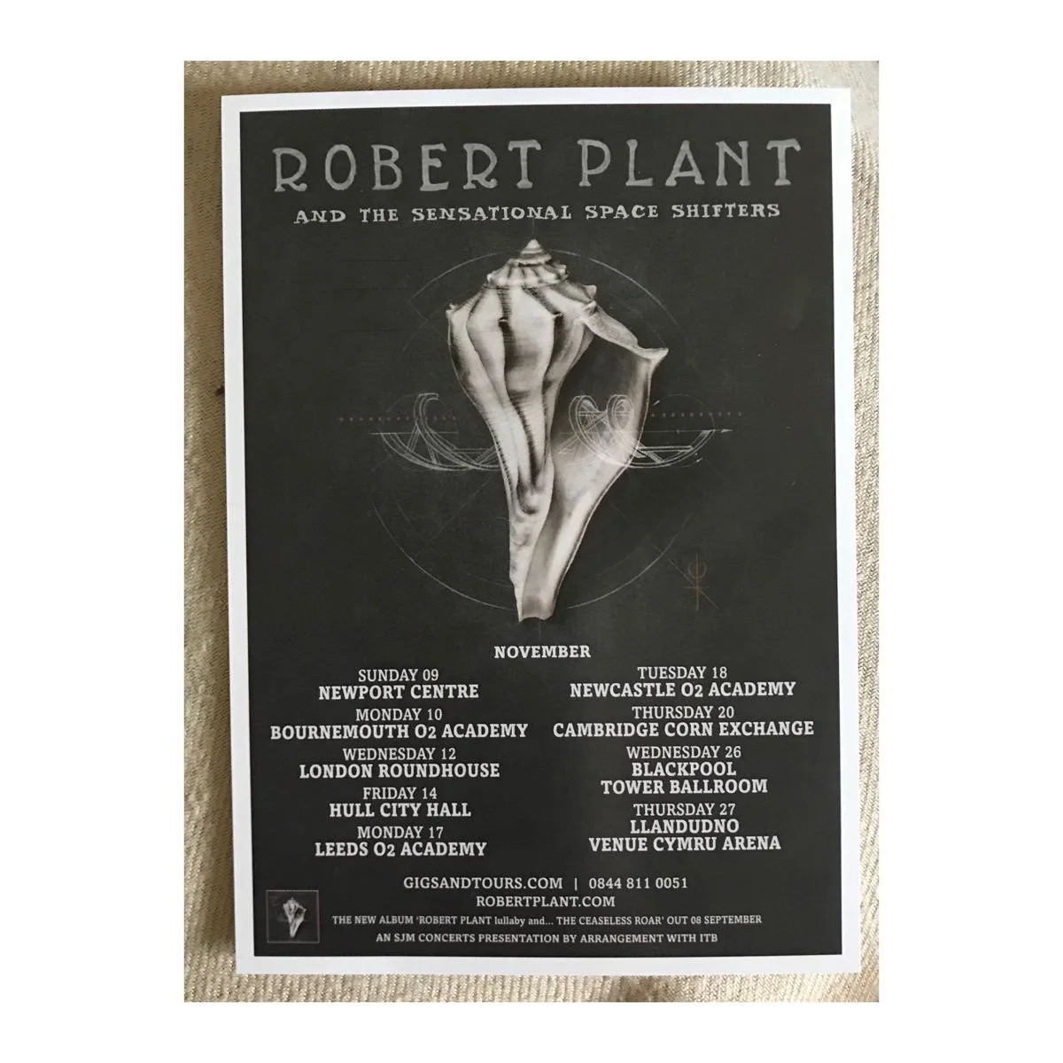 11/2014 (F) - UK Nov. Tour