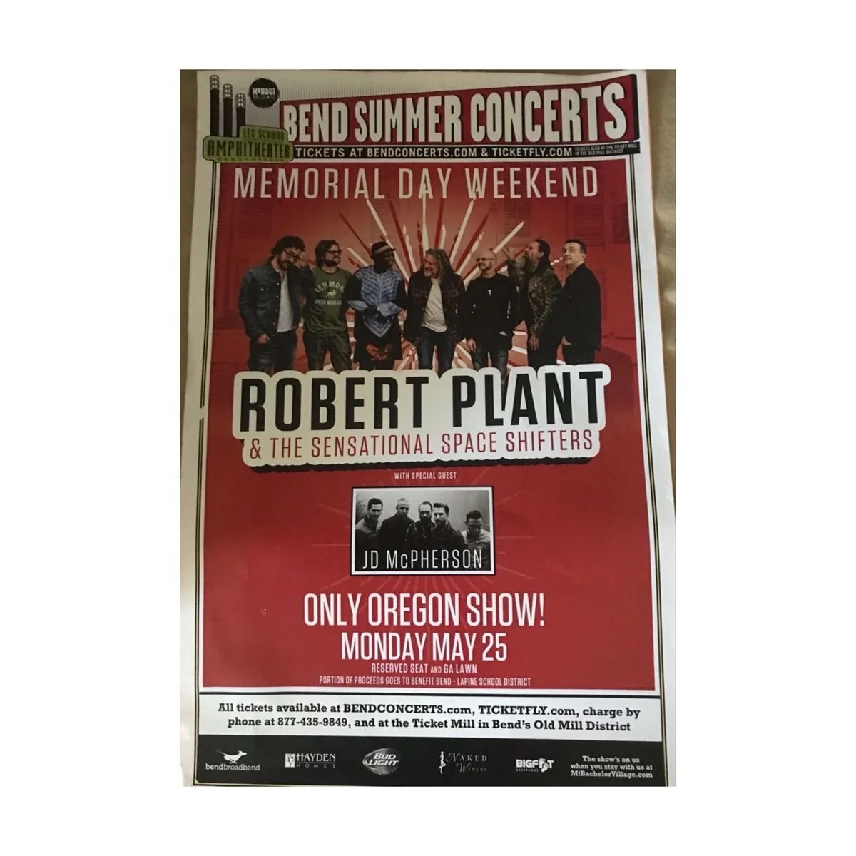 05/25/15 (P) - JD McPherson Gig Band Oregon