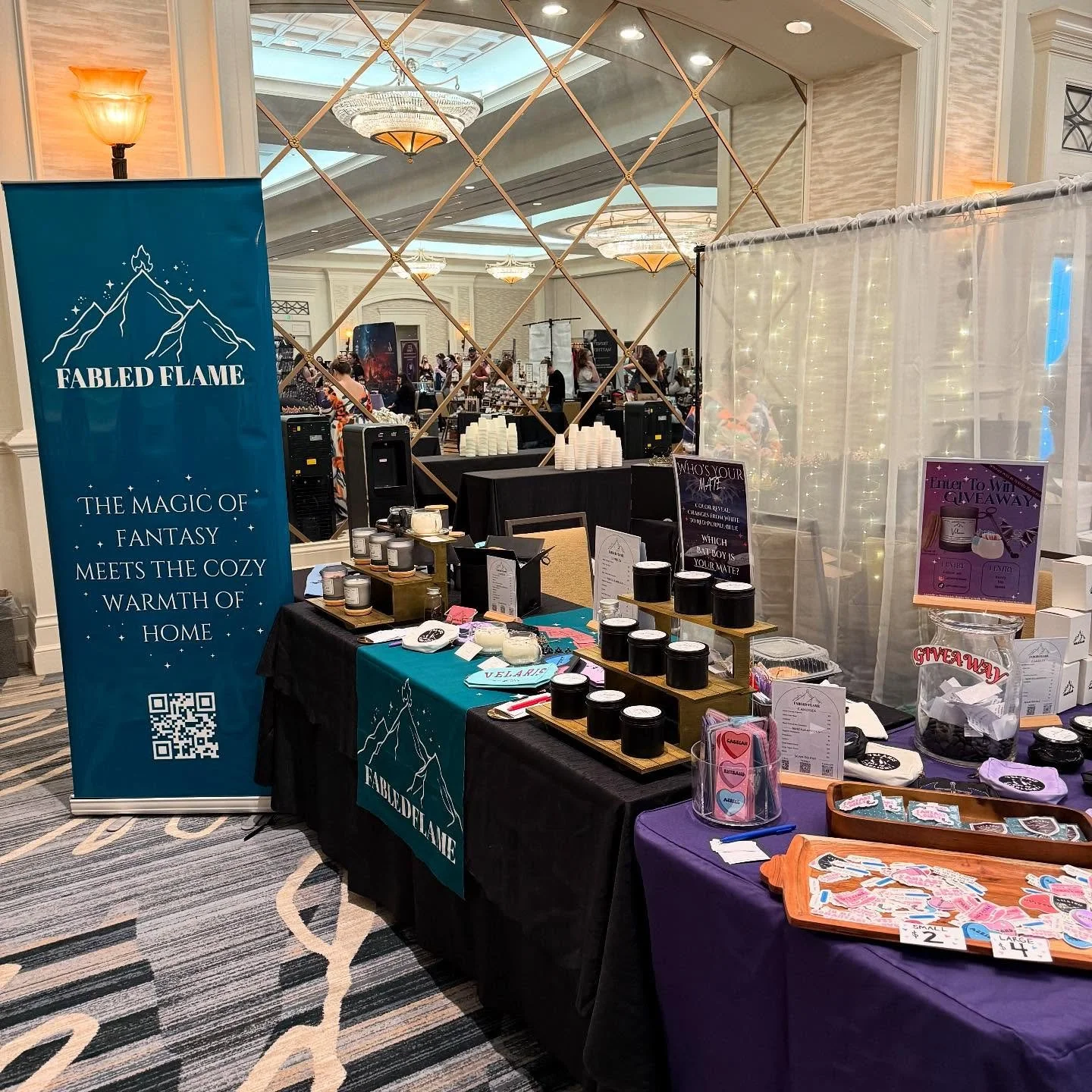 Good Morning Rainbow Market day 2💕 Come visit us at Stardust &amp; Shadows Soiree with @alluxiafantasyevents 🖤✨
.
.
.
#acotar #rhysand #rhys #cassian #azriel #nightcourt #velaris #tamlin #stardustandshadowssoiree25 #alluxiaevents