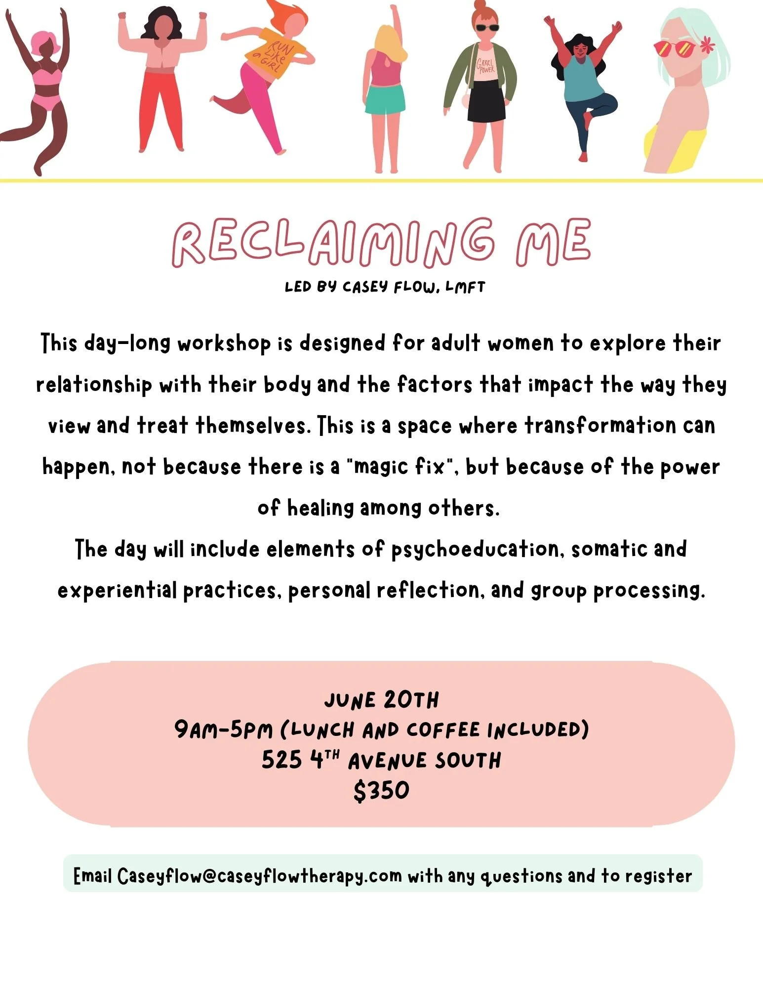 Reclaiming Me: Day Long Workshop