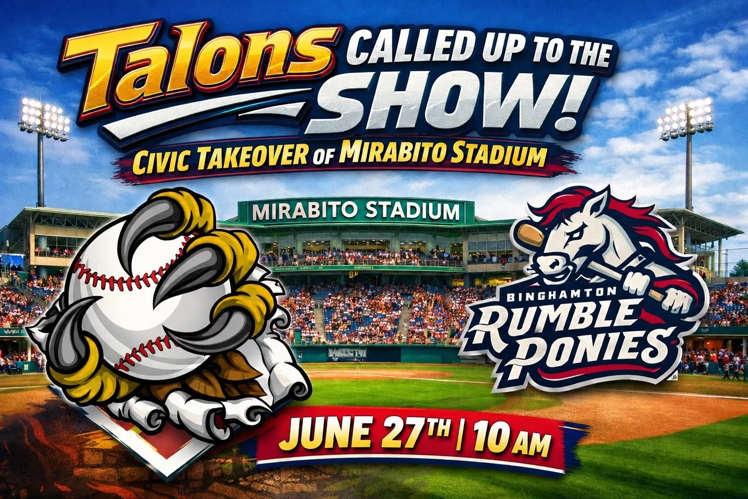 Talons Called Up To The Show!