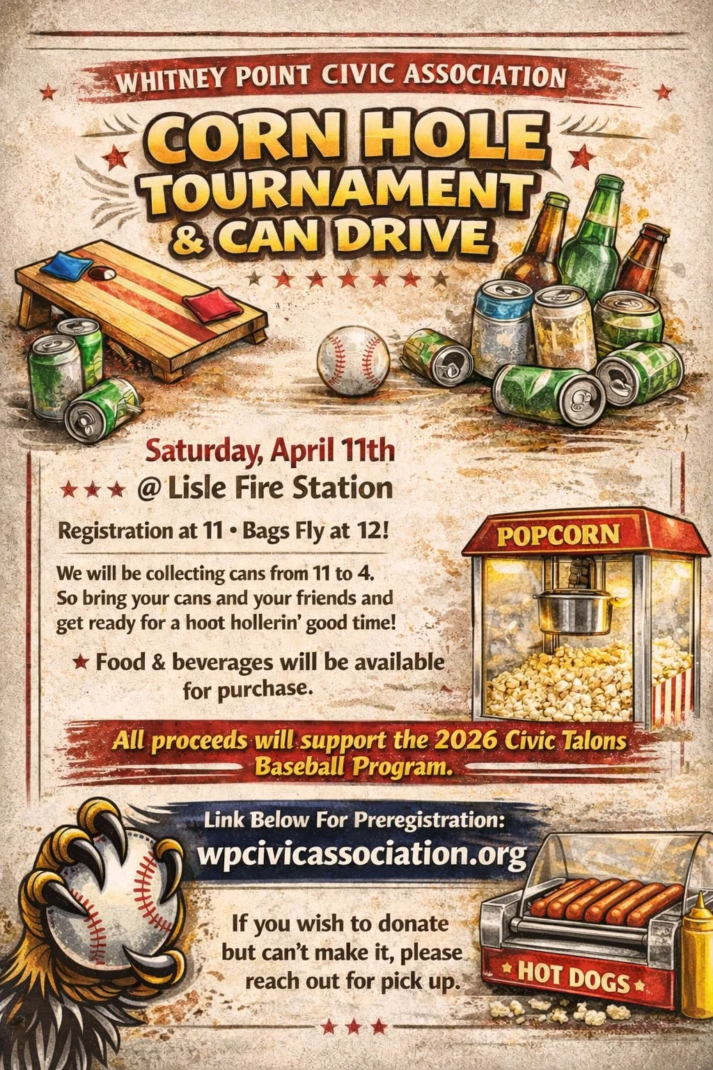 Toss for the Talons 2026