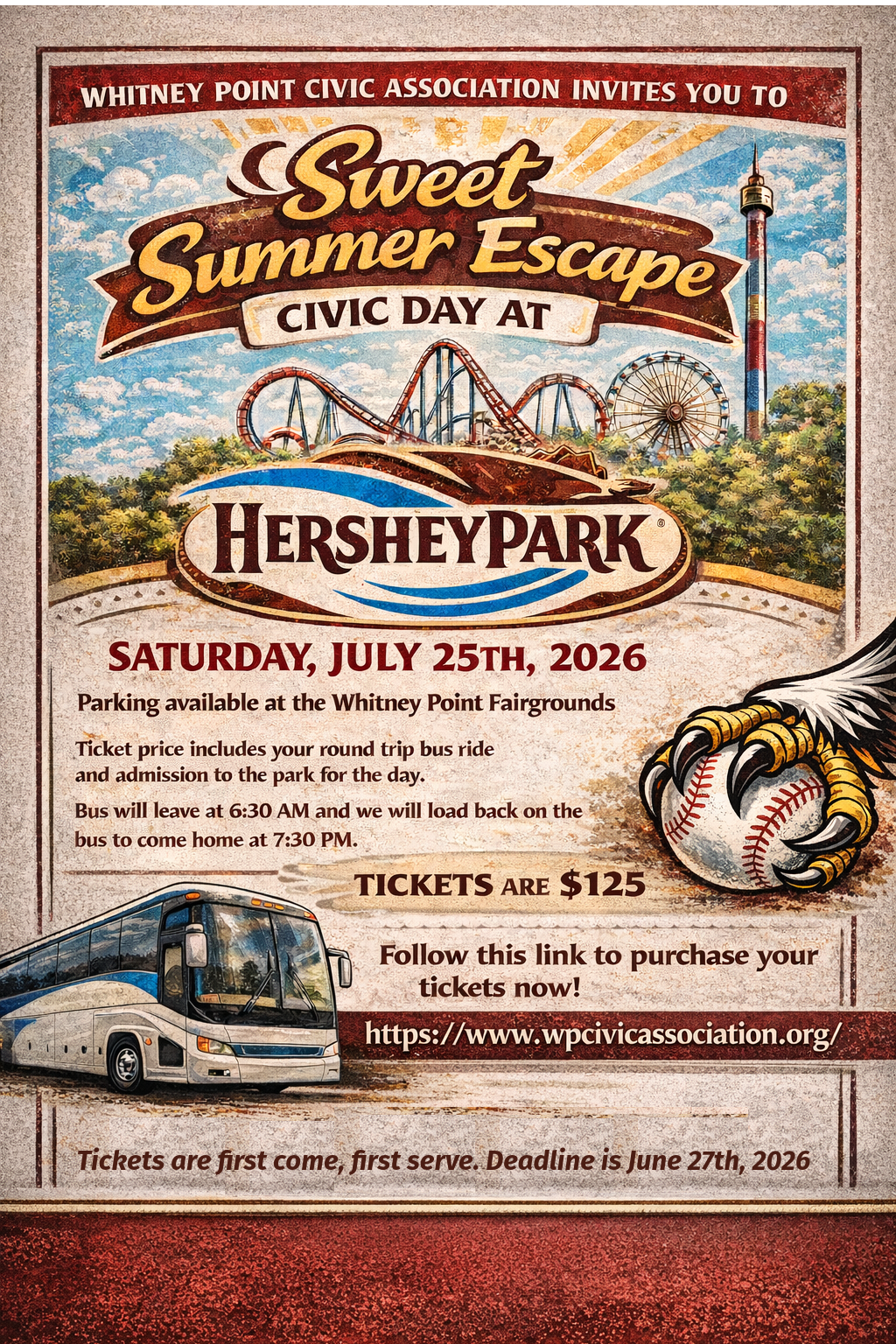 Sweet Summer Escape: Civic Day at Hersheypark