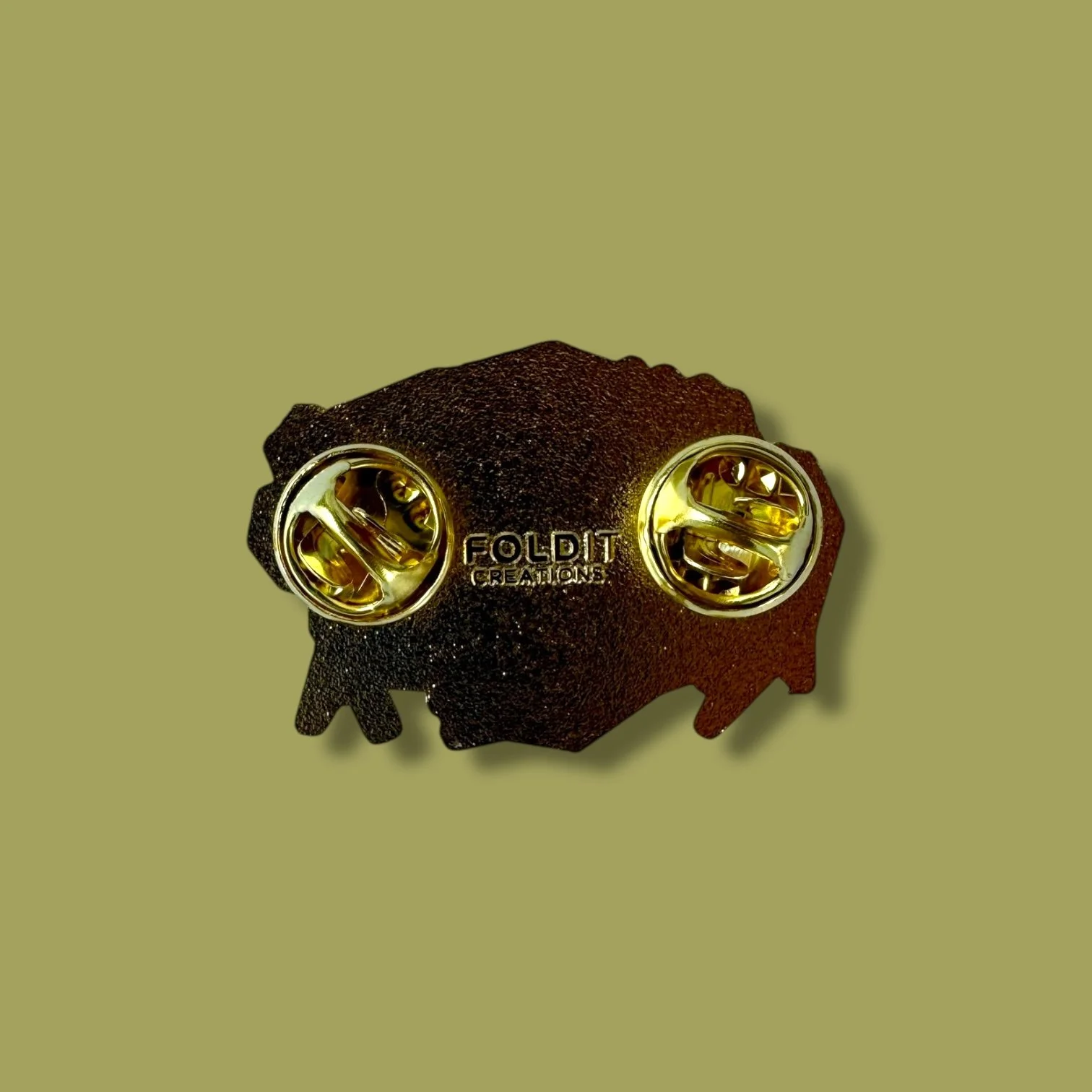 American toad enamel pin