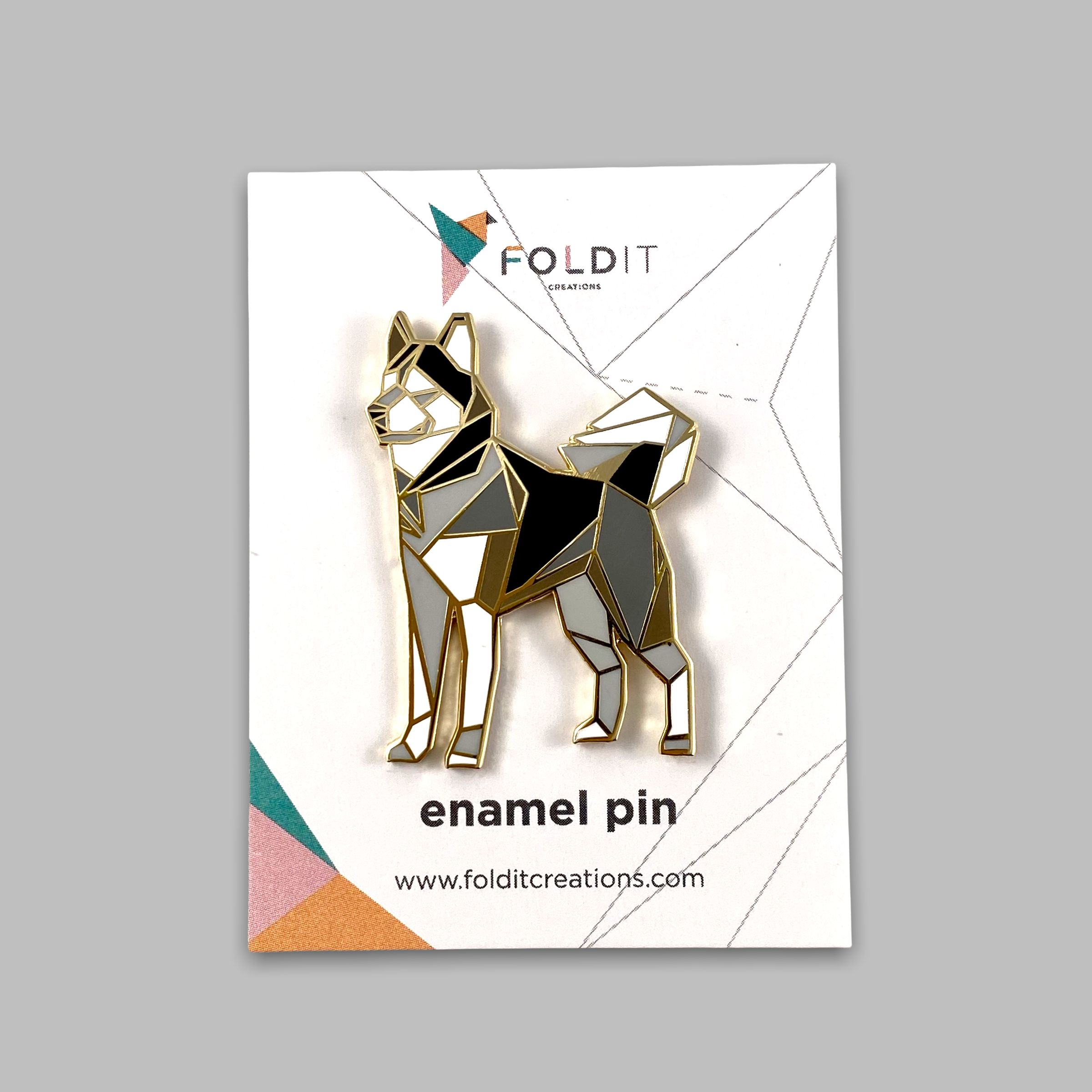 Husky Dog Enamel Pin Husky Gift Husky Dad Gift