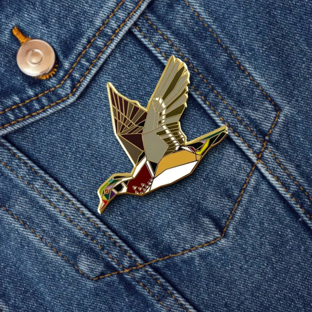 Wood Duck Hard Enamel Pin