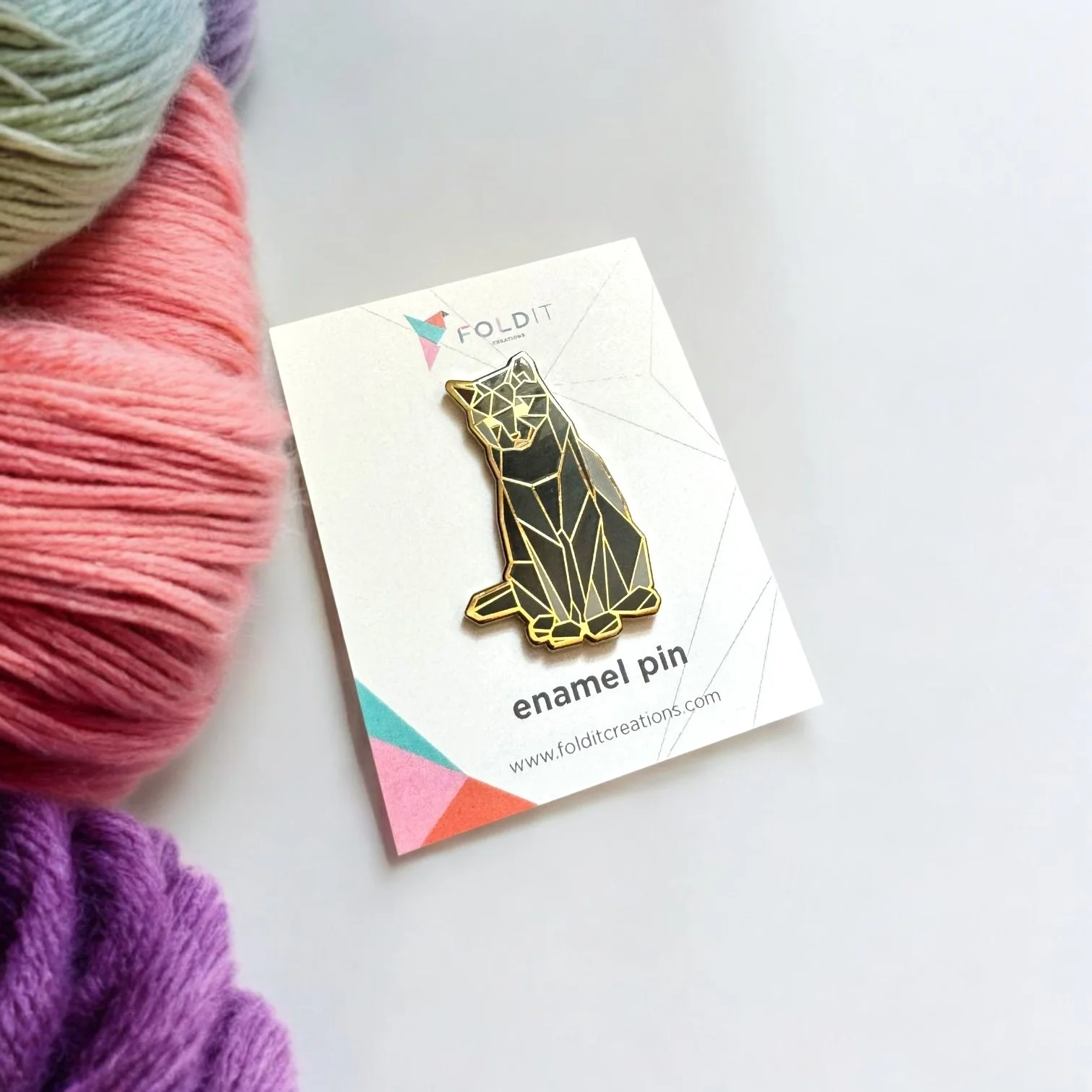 Black Cat Enamel pin