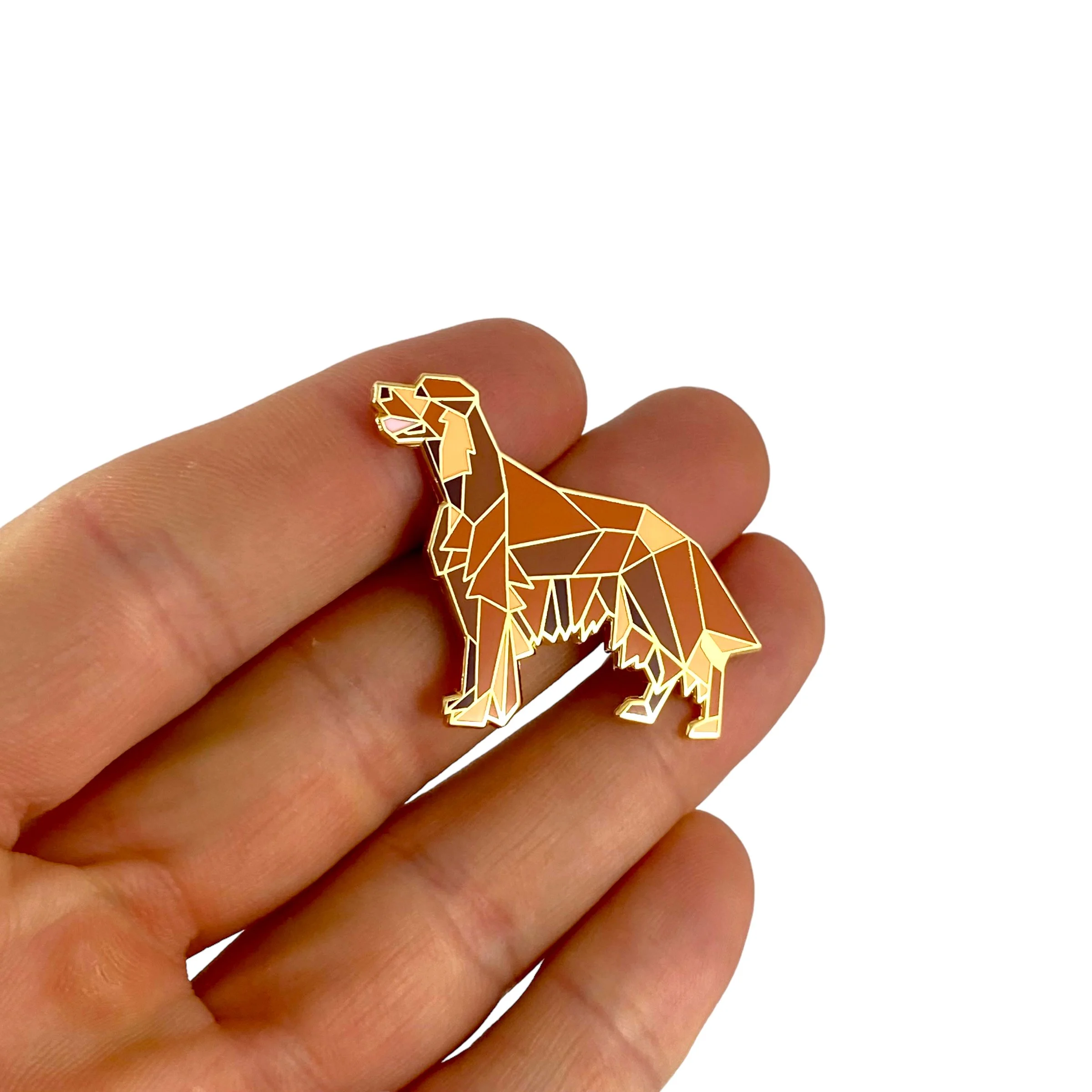 rish Setter Enamel Pin Dog gift