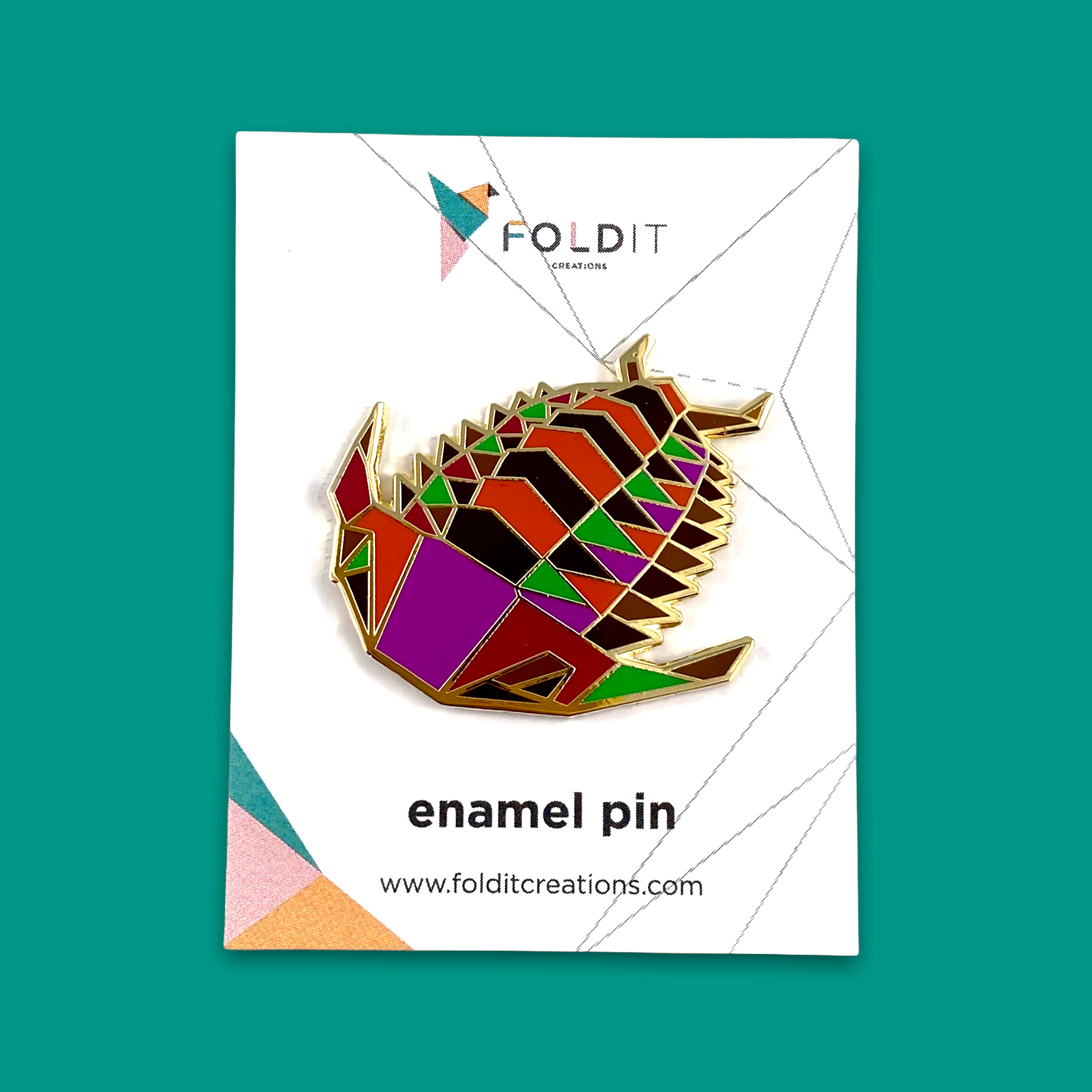trilobite enamel pin fossil gift