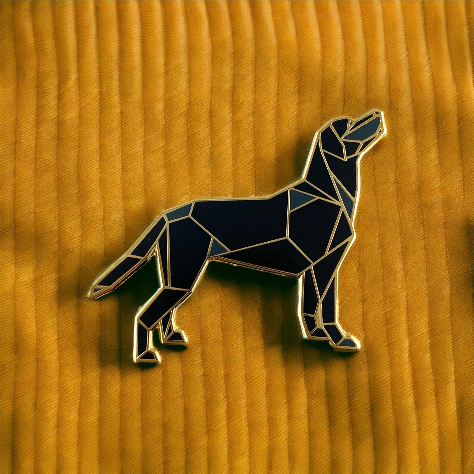 Black Labrador Retriever Enamel Pin