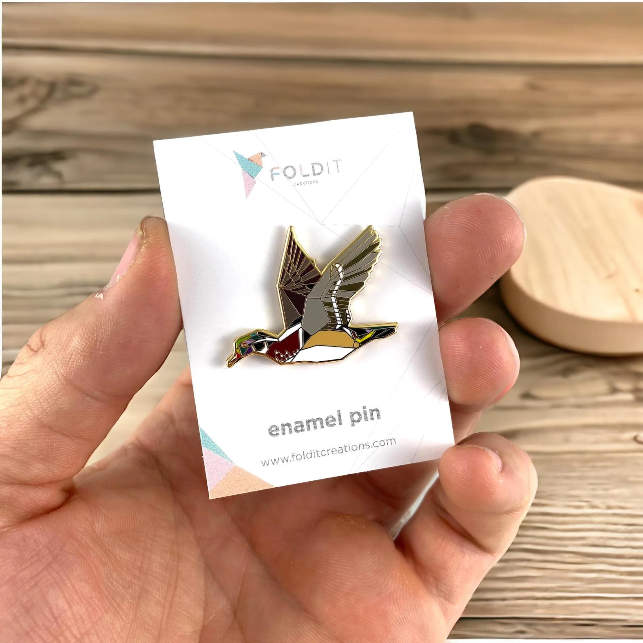 Wood Duck Hard Enamel Pin