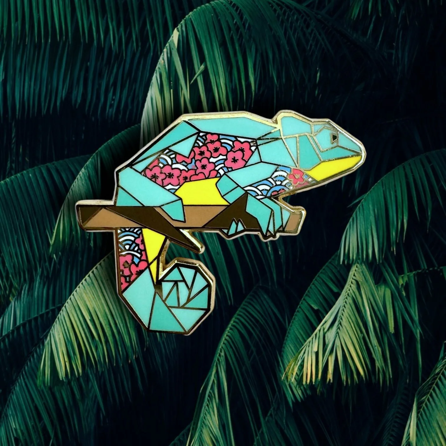 Chameleon Hard Enamel Pin