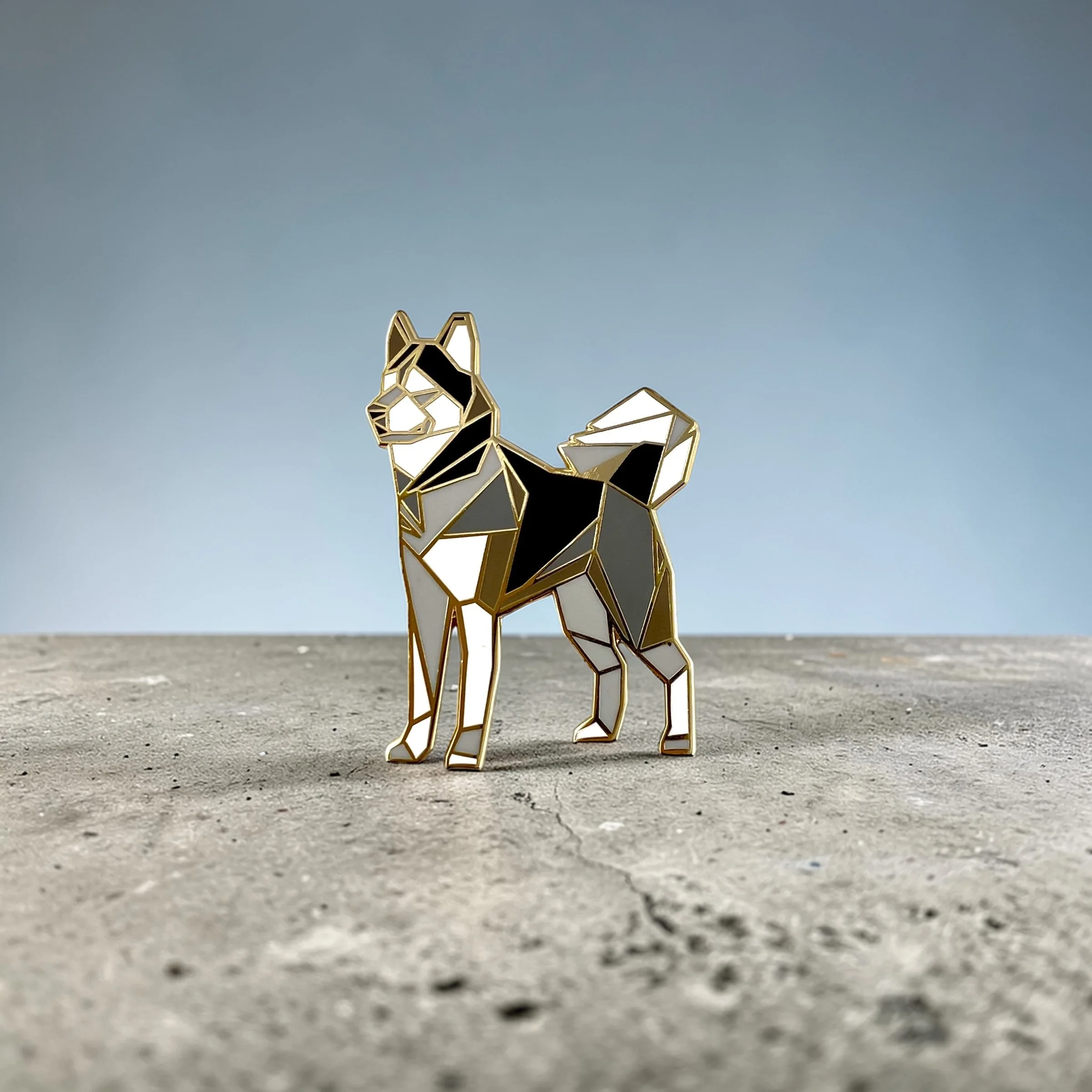 Husky Dog Enamel Pin Husky Gift Husky Dad Gift
