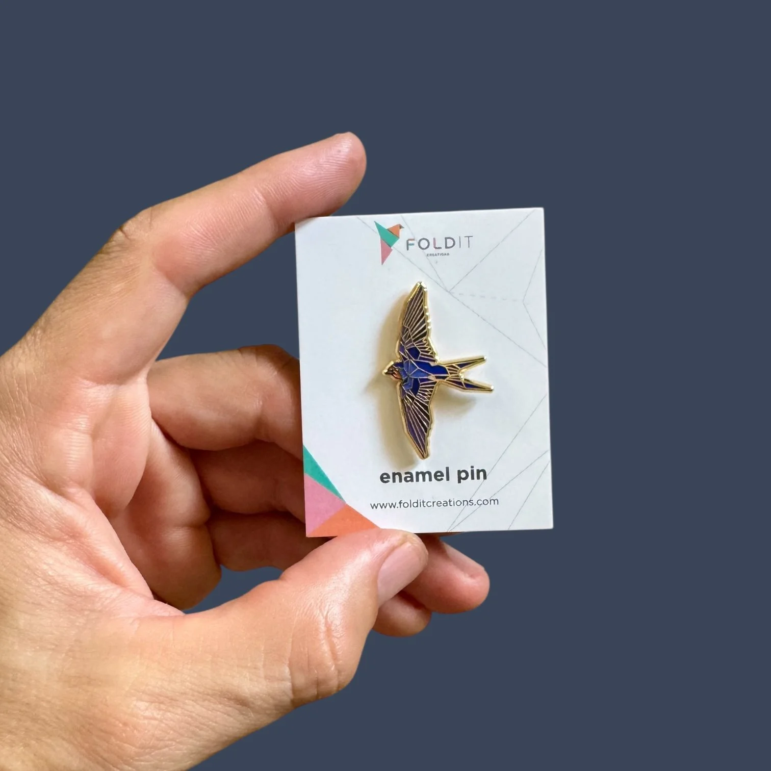 barn swallow enamel pin birding gift