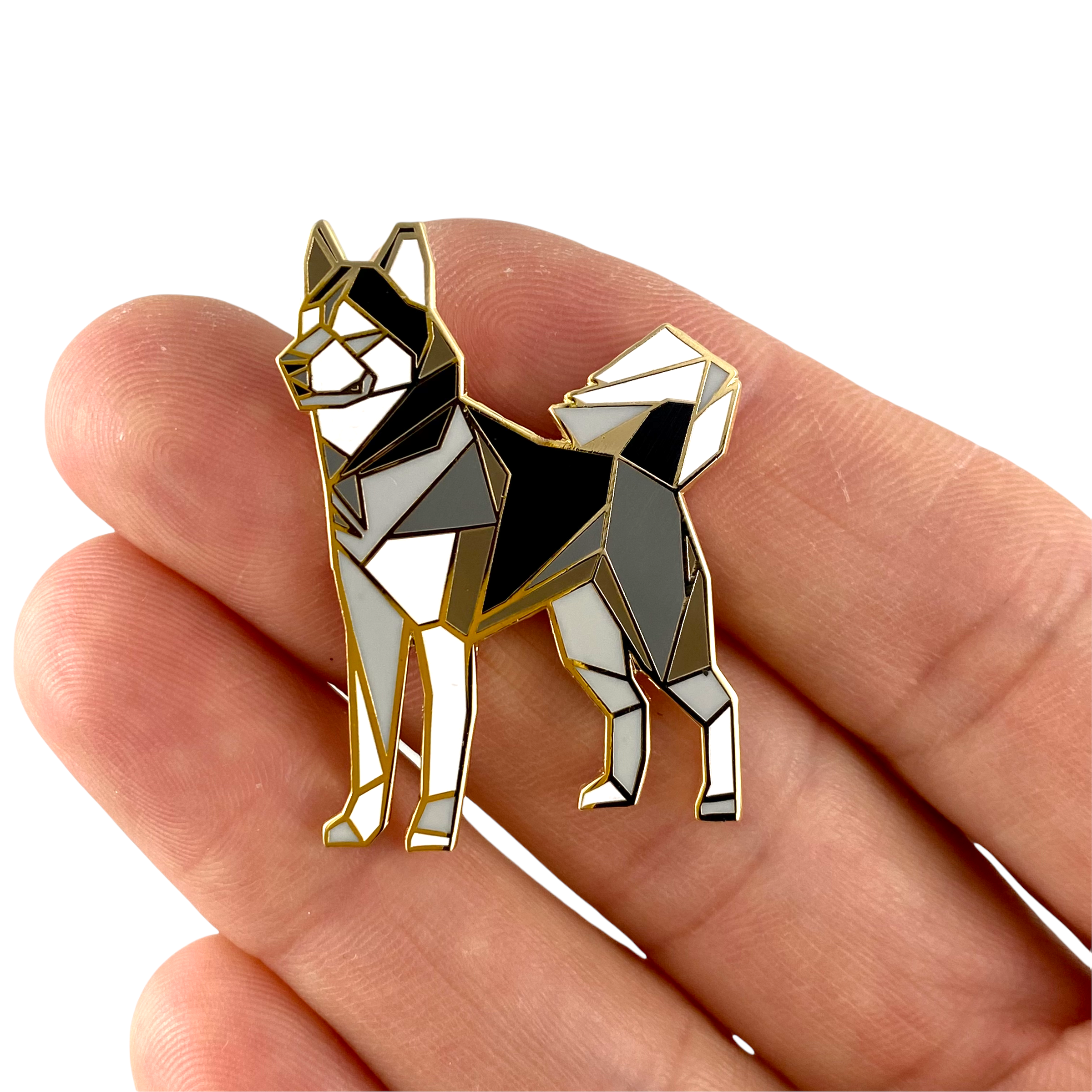 Husky Dog Enamel Pin Husky Gift Husky Dad Gift