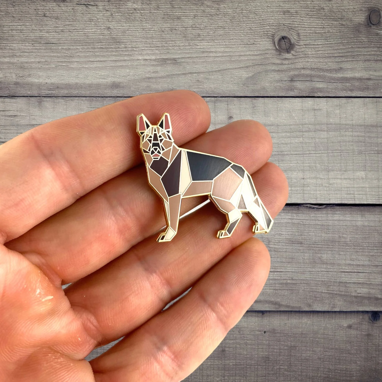 German Shepherd enamel pin