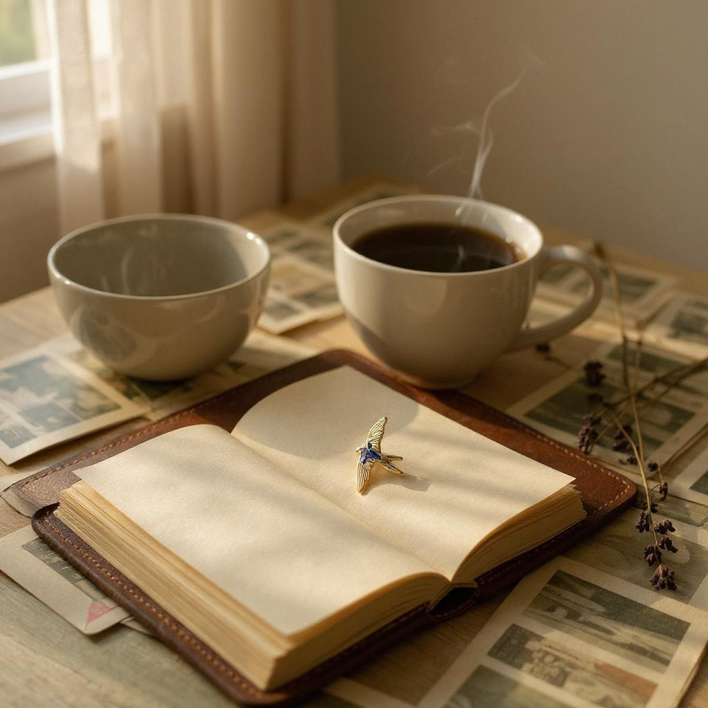 barn swallow enamel pin birding gift