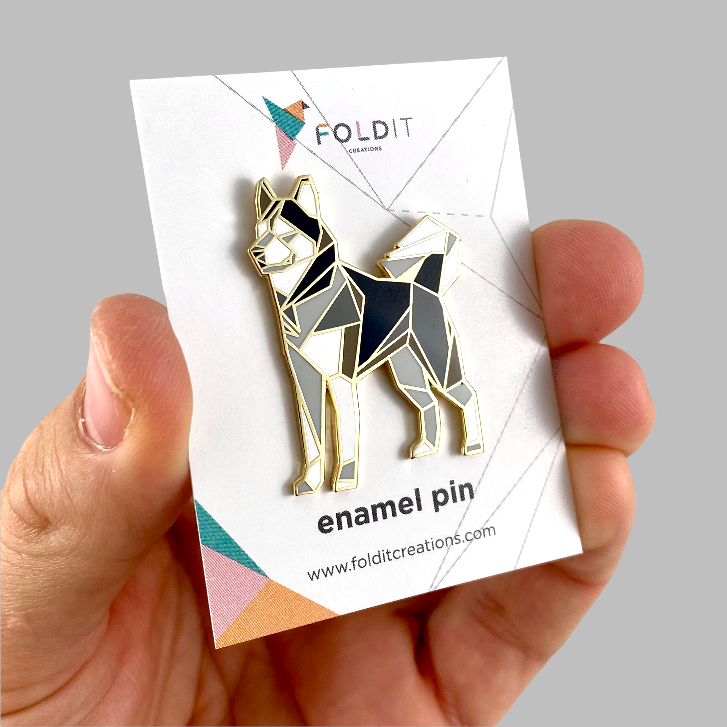 Husky Dog Enamel Pin Husky Gift Husky Dad Gift