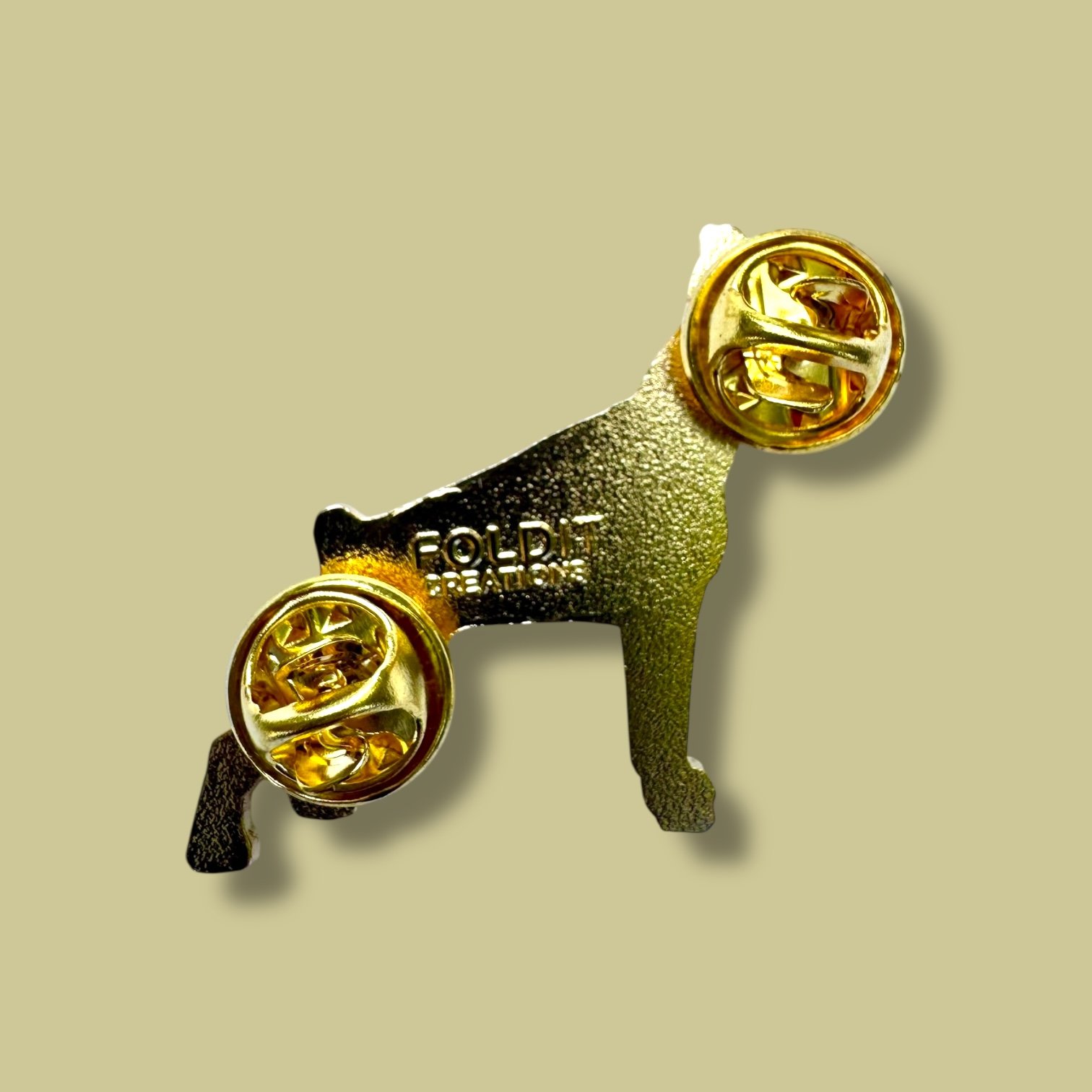 Black Doberman Pinscher Dog Enamel Pin