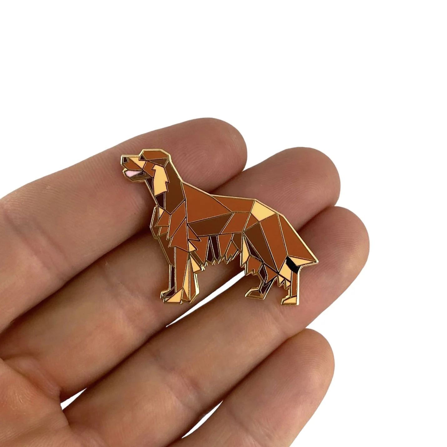 rish Setter Enamel Pin Dog gift