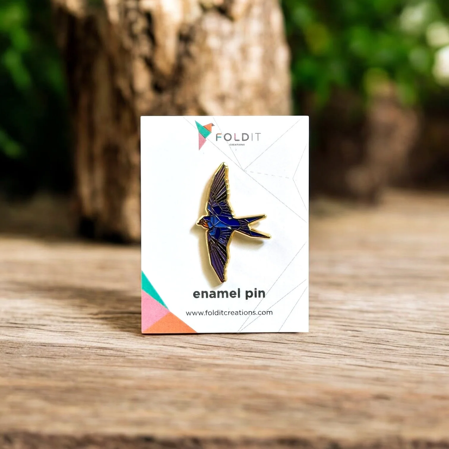barn swallow enamel pin birding gift