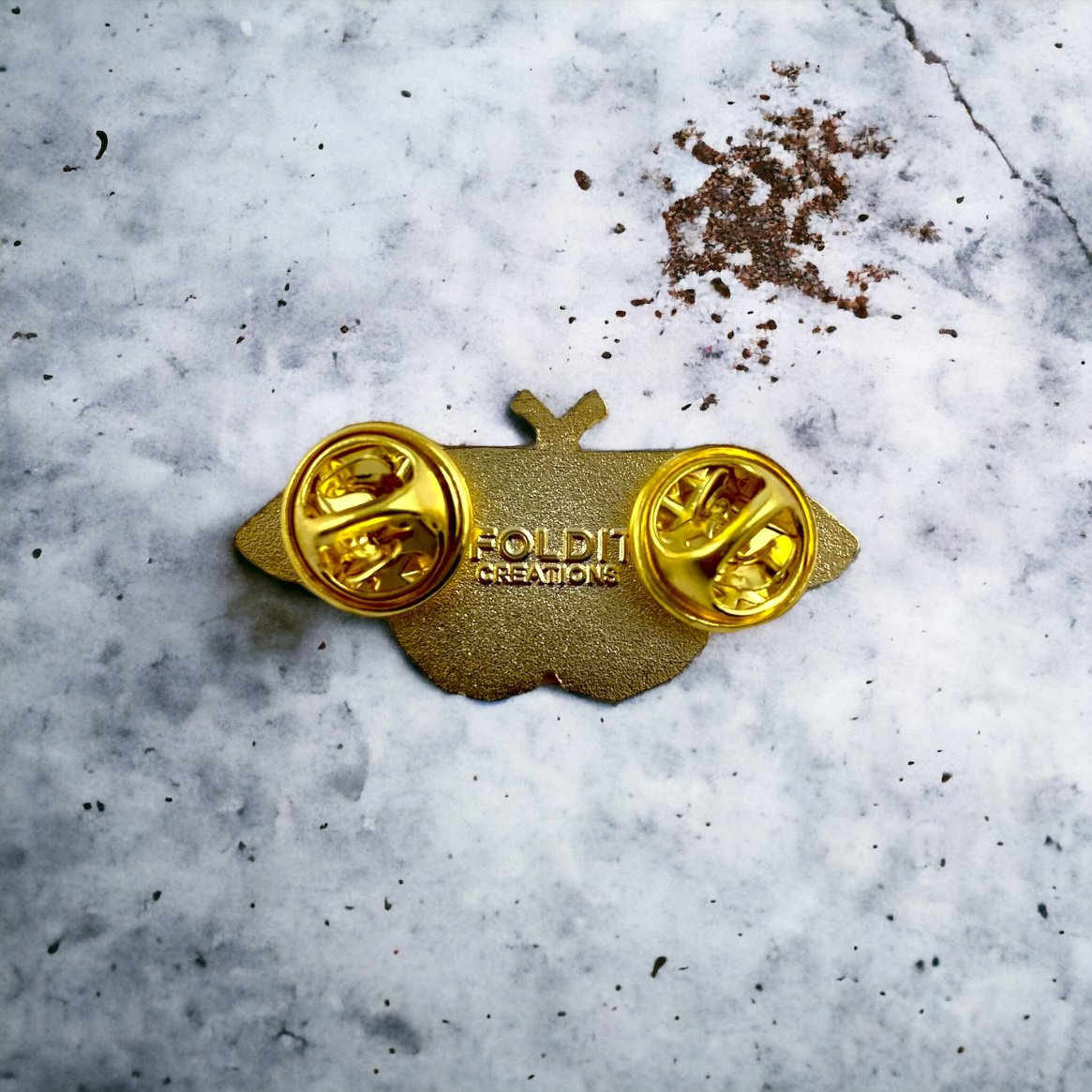 Monarch butterfly enamel pin