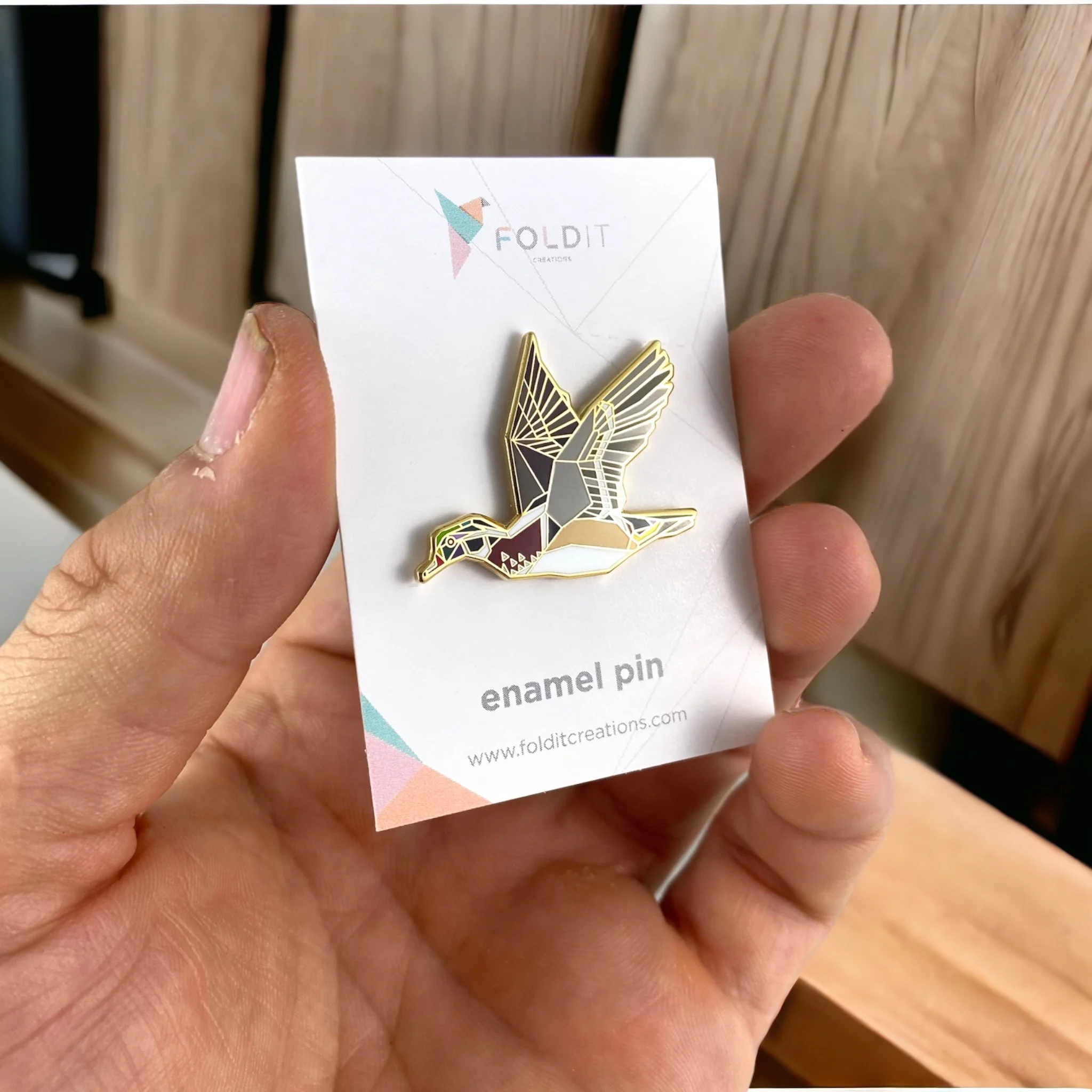 Wood Duck Hard Enamel Pin