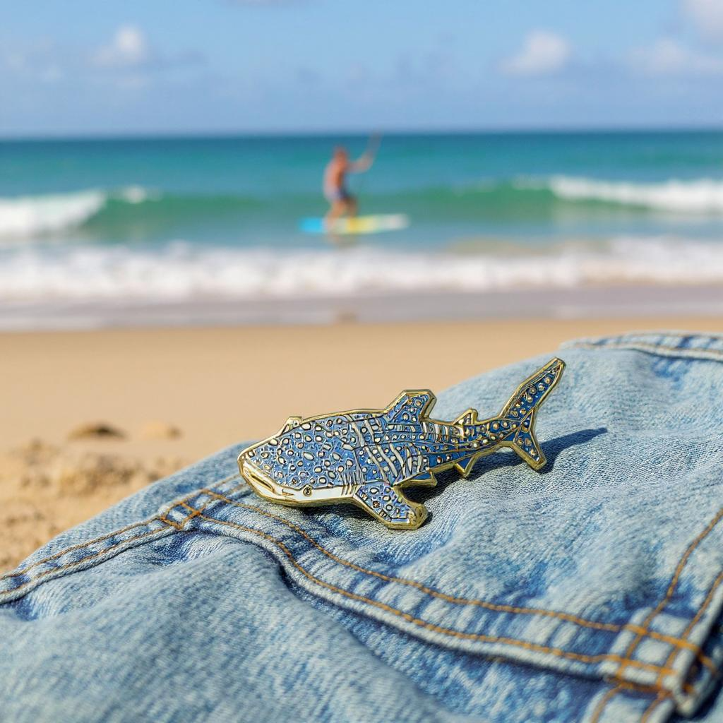 Whale Shark Enamel Pin Whale gift