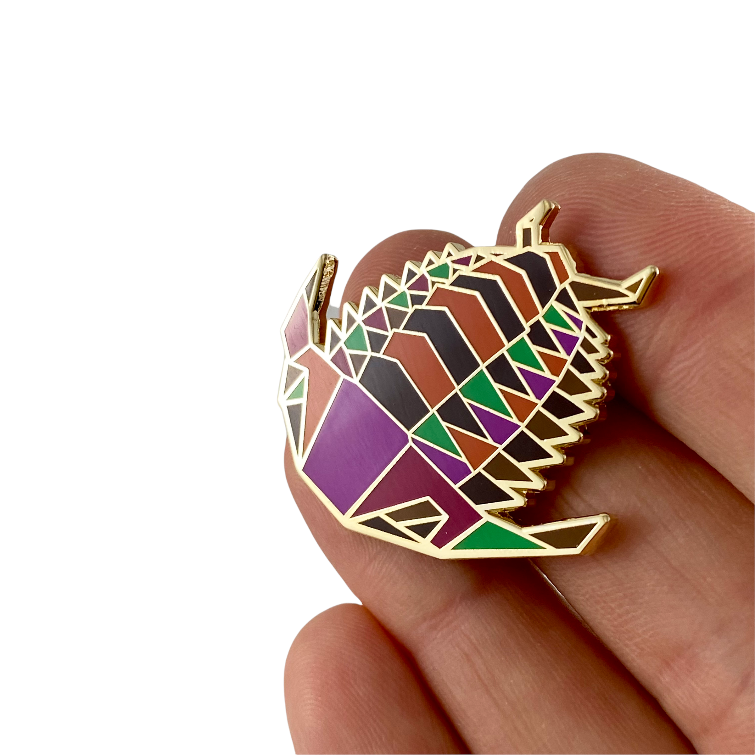 trilobite enamel pin fossil gift