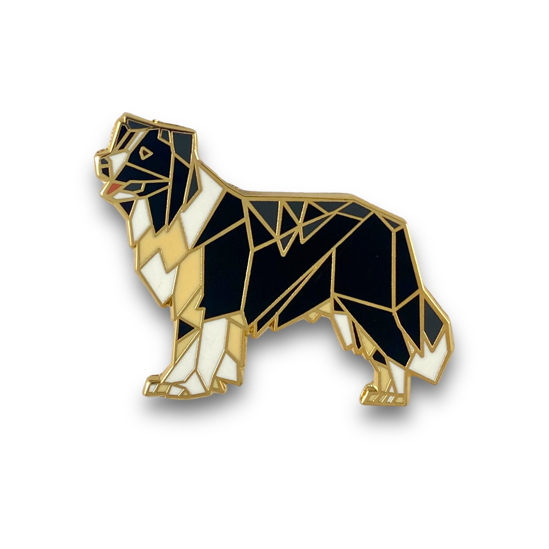 Border Collie Dog Enamel Pin