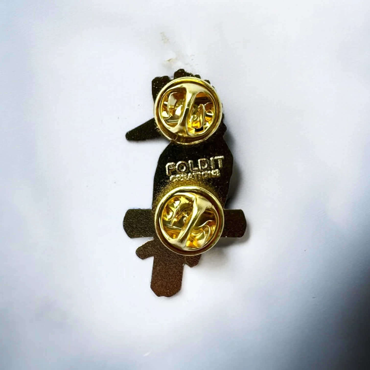 belted kingfisher bird enamel pin birding gift