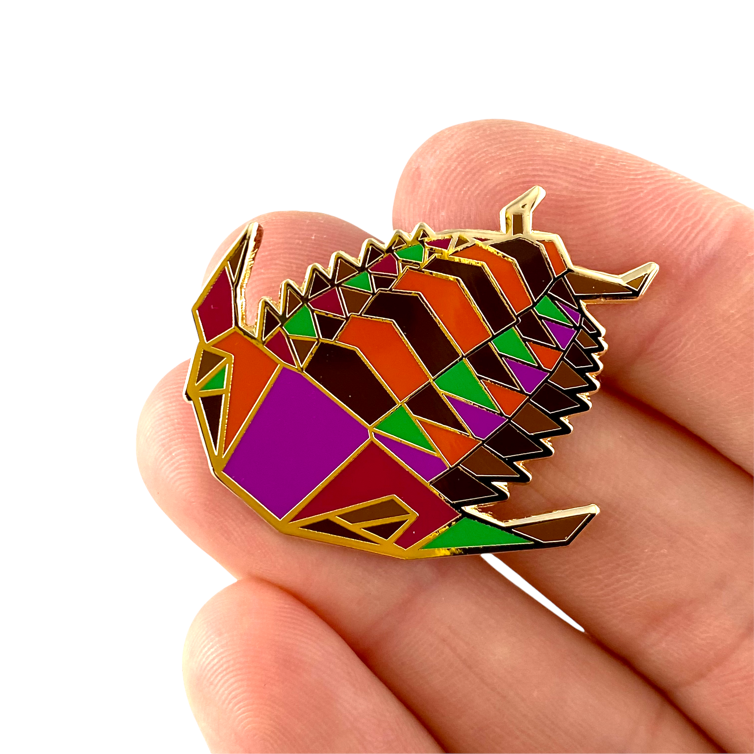 trilobite enamel pin fossil gift