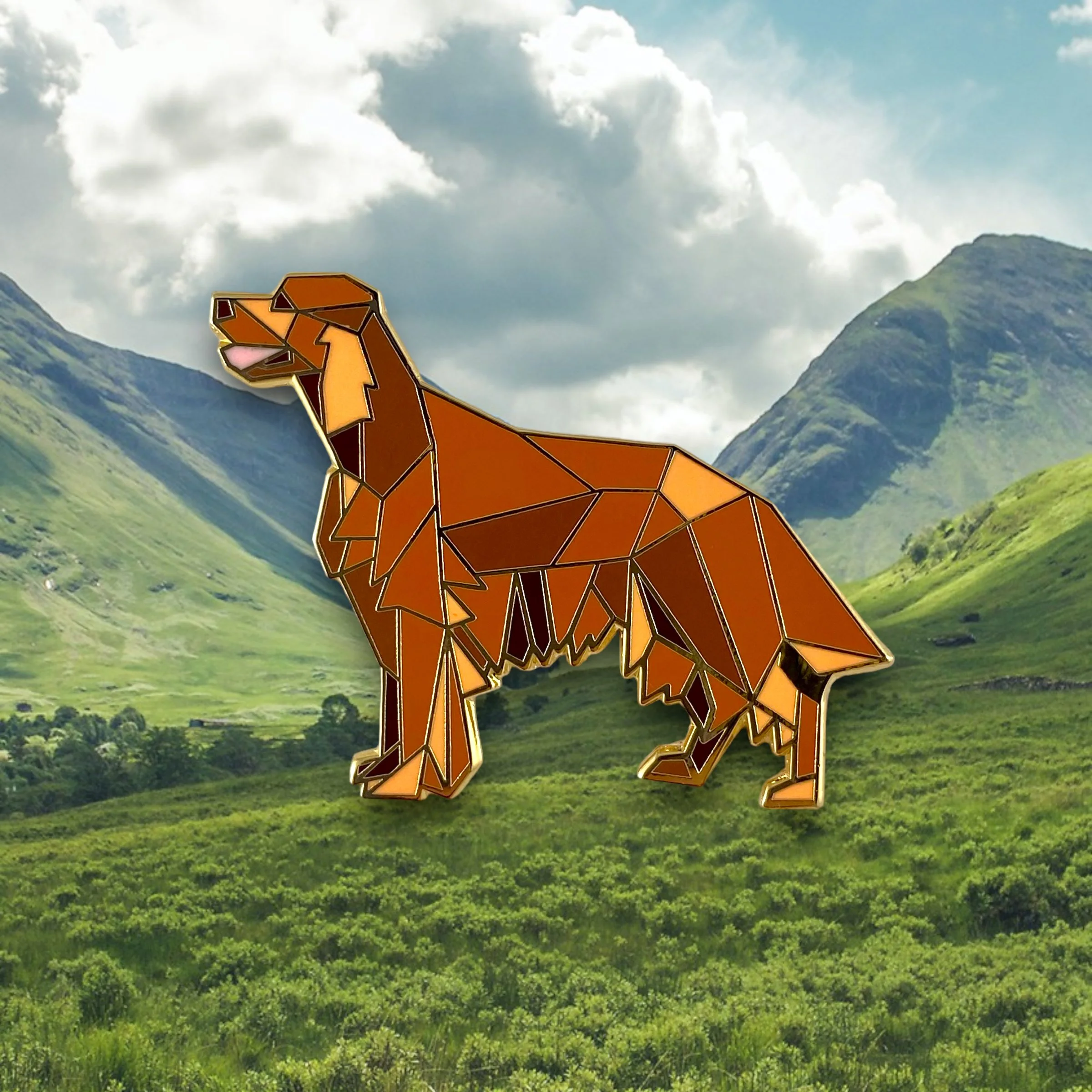 Irish Setter Enamel Pin Dog gift.jpg