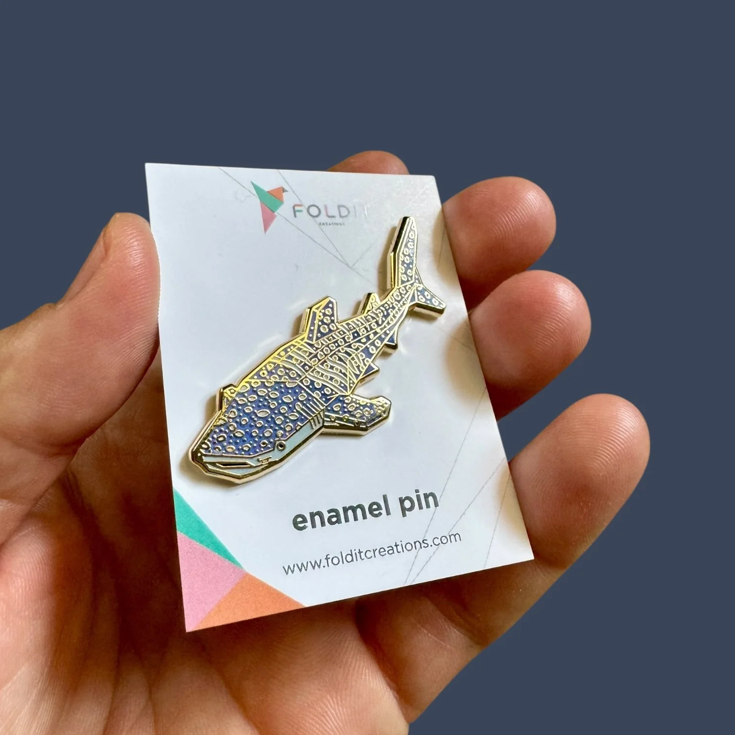 Whale Shark Enamel Pin Whale gift