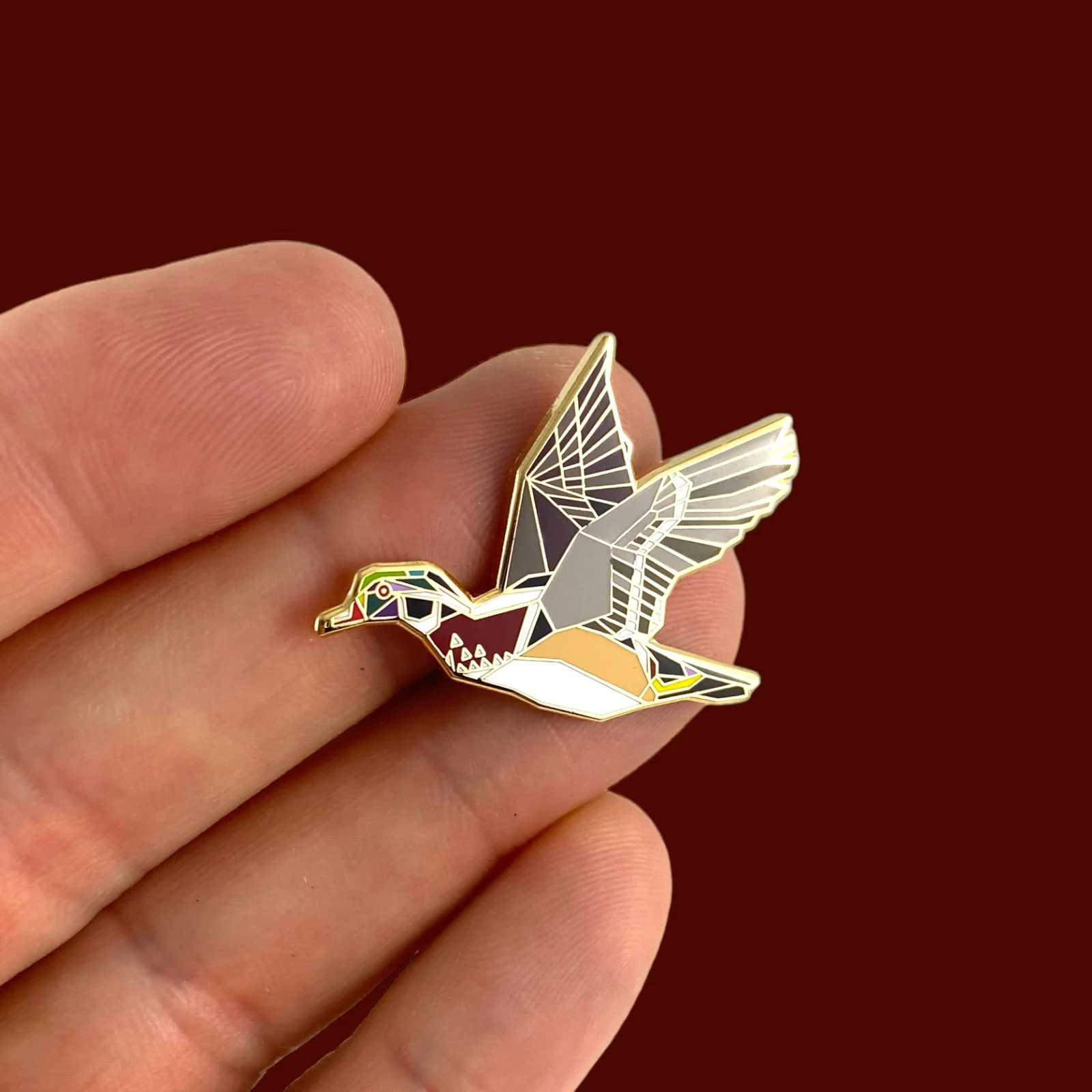 Wood Duck Hard Enamel Pin