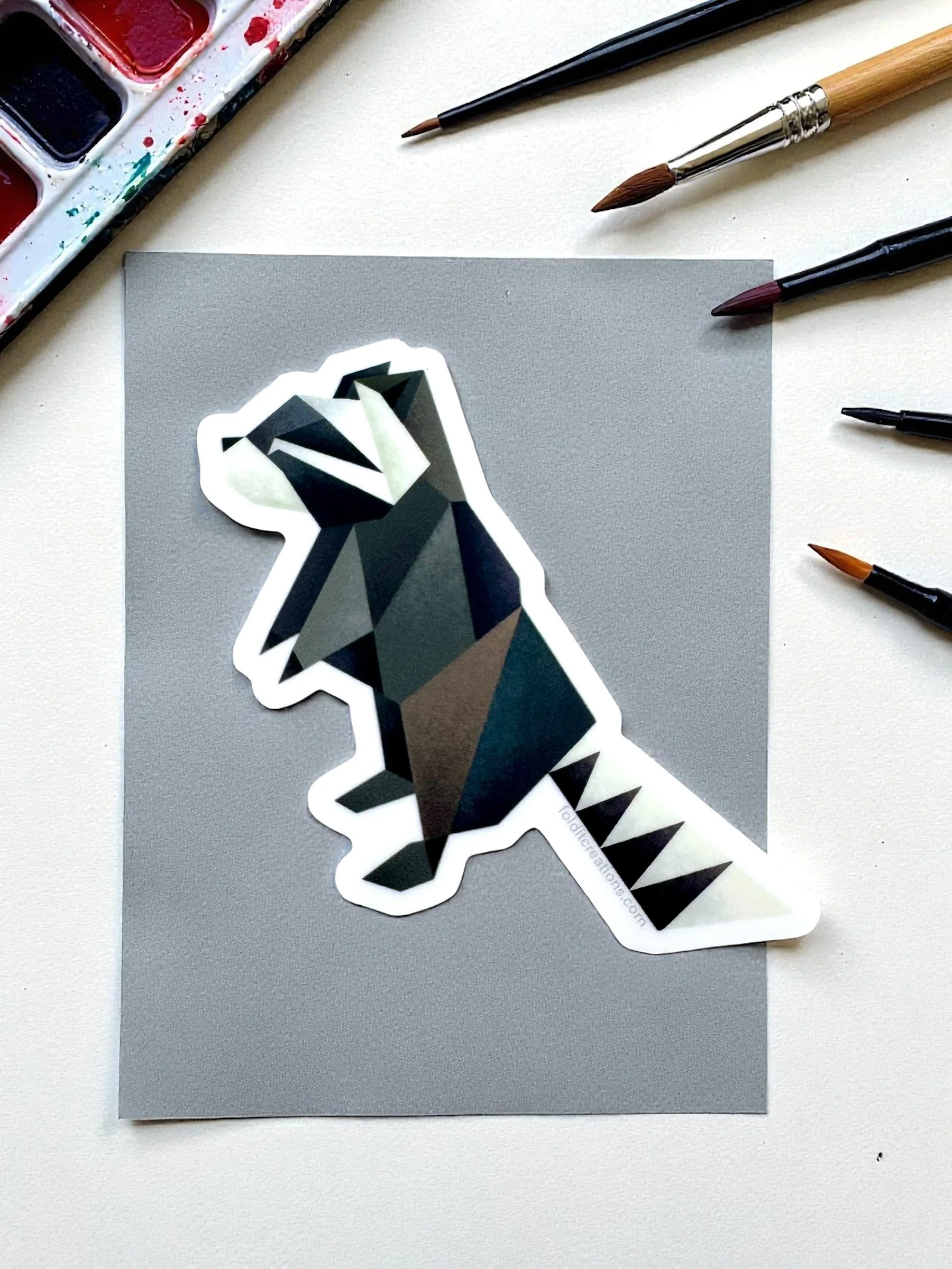 Raccoon Vinyl Sticker