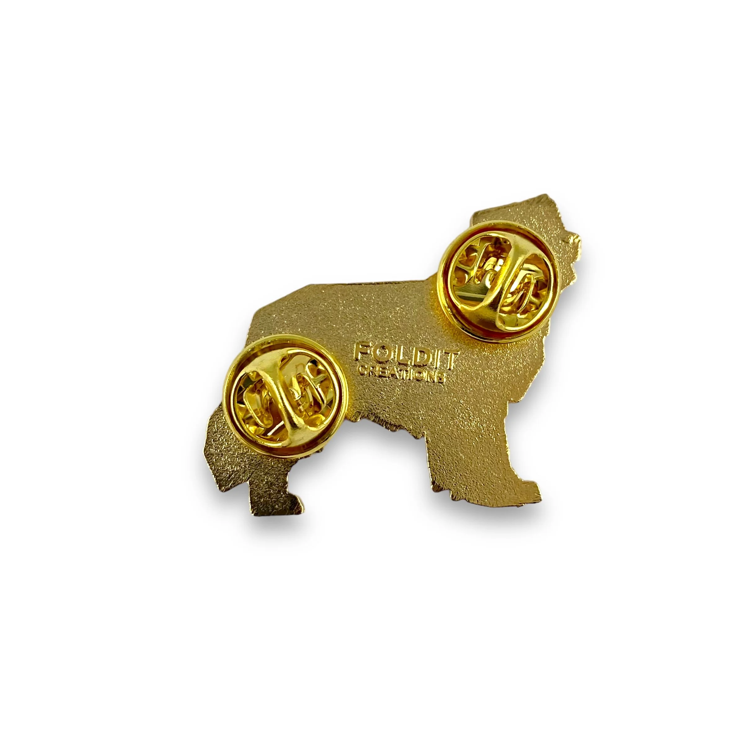Border Collie Dog Enamel Pin