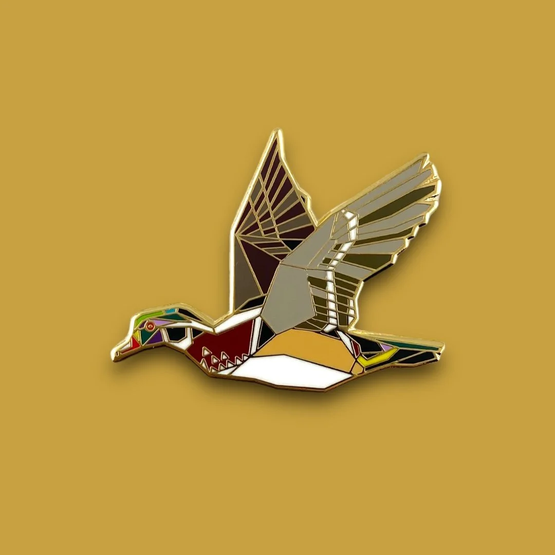 Wood Duck Hard Enamel Pin