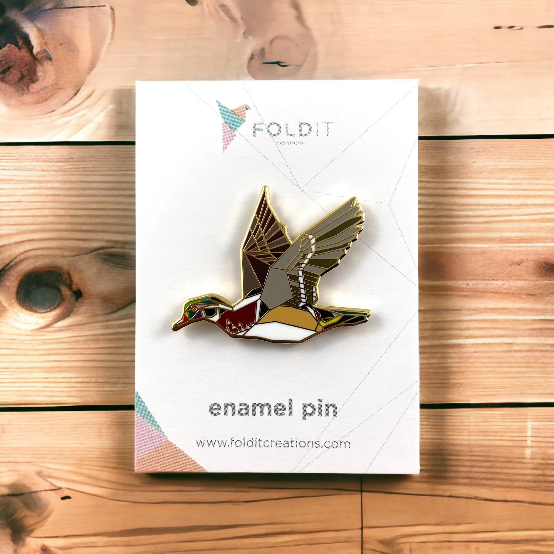 Wood Duck Hard Enamel Pin