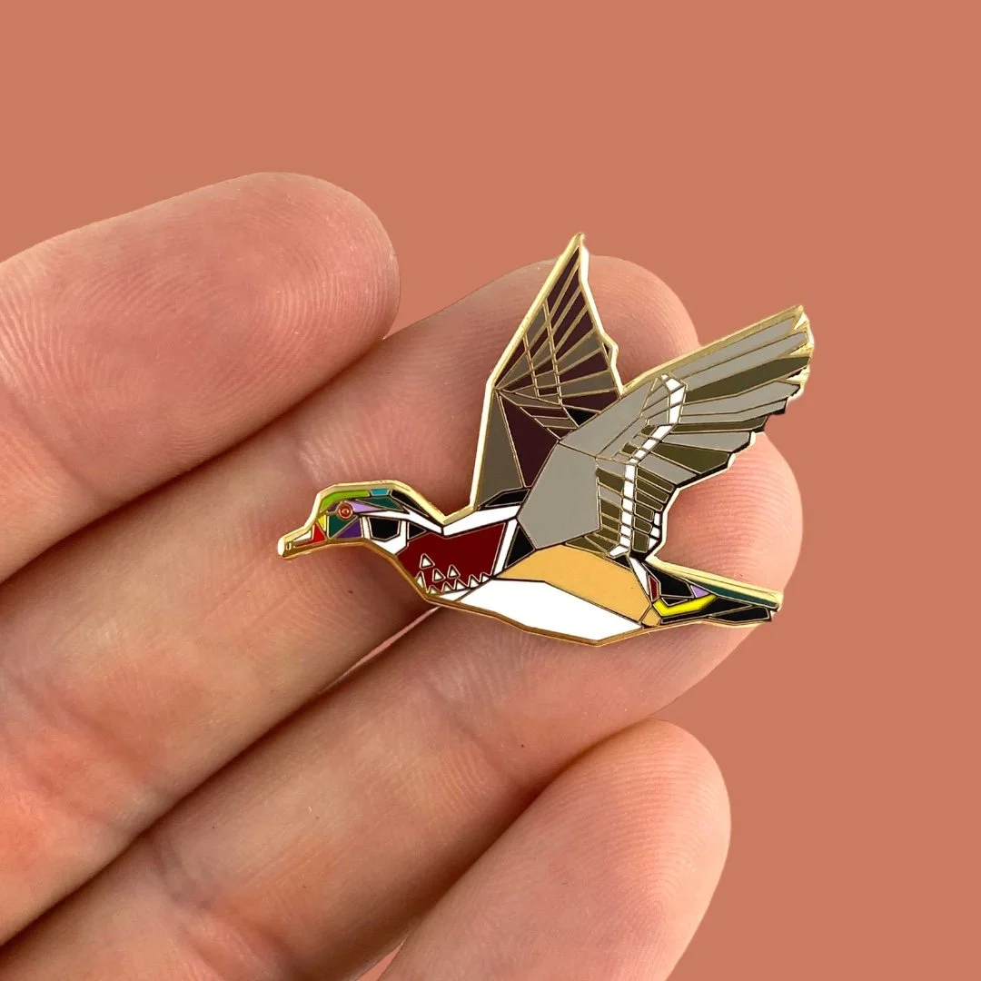 Wood Duck Hard Enamel Pin
