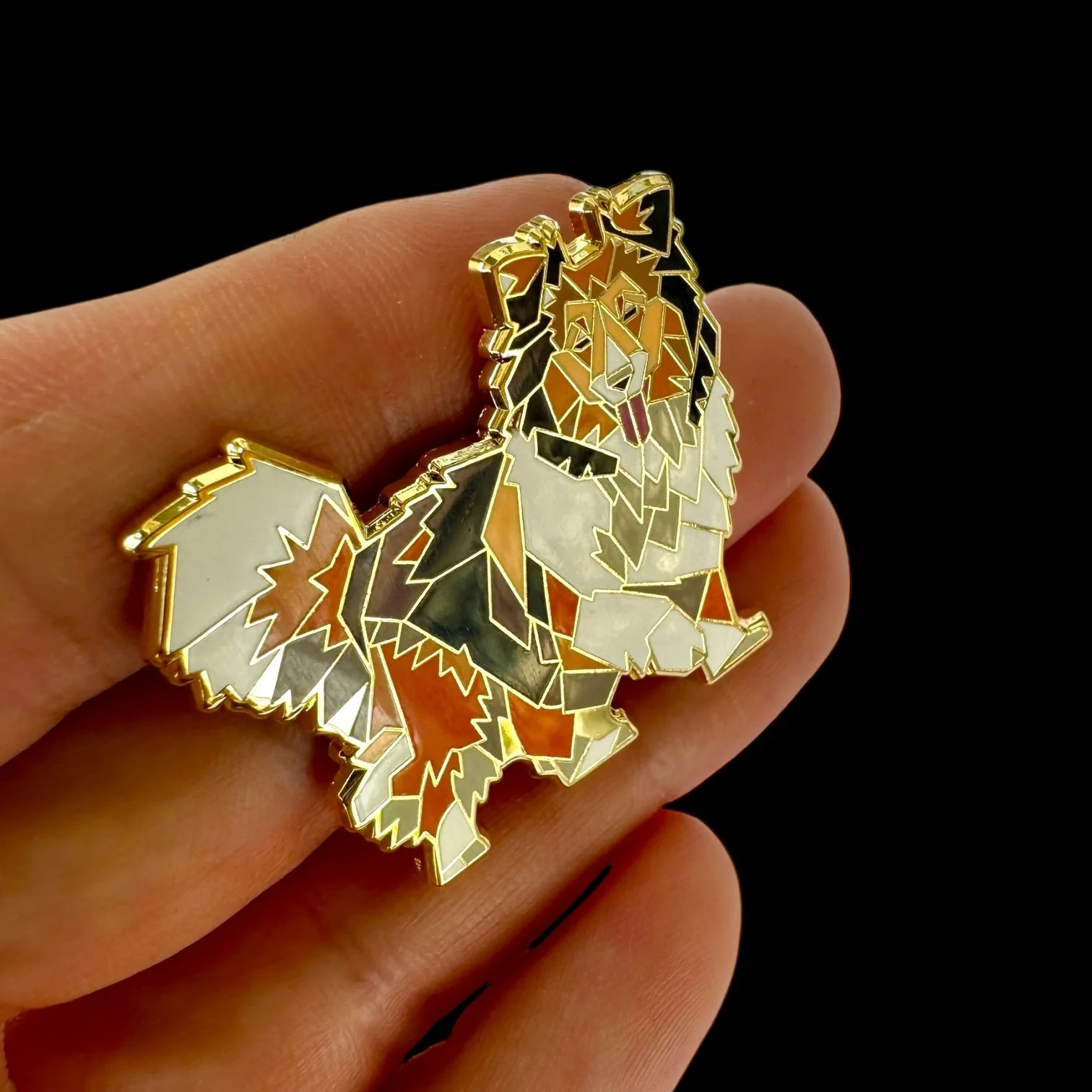 shetland sheepdog enamel pin sheltie gift