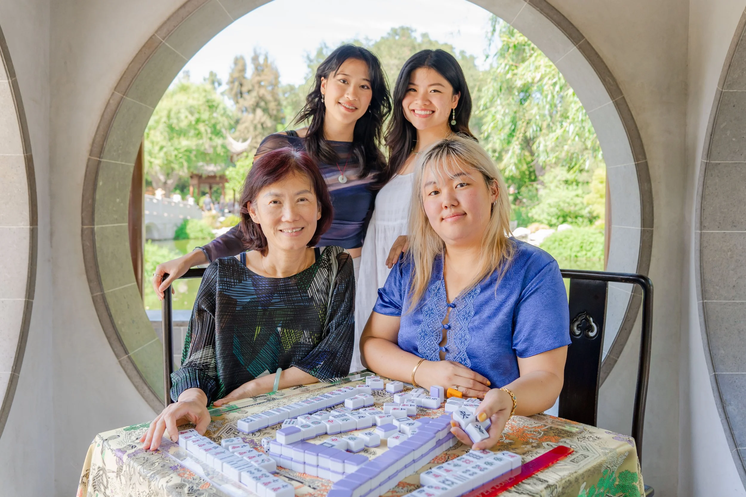 MAHJONG AT THE HUNTINGTON GARDENS