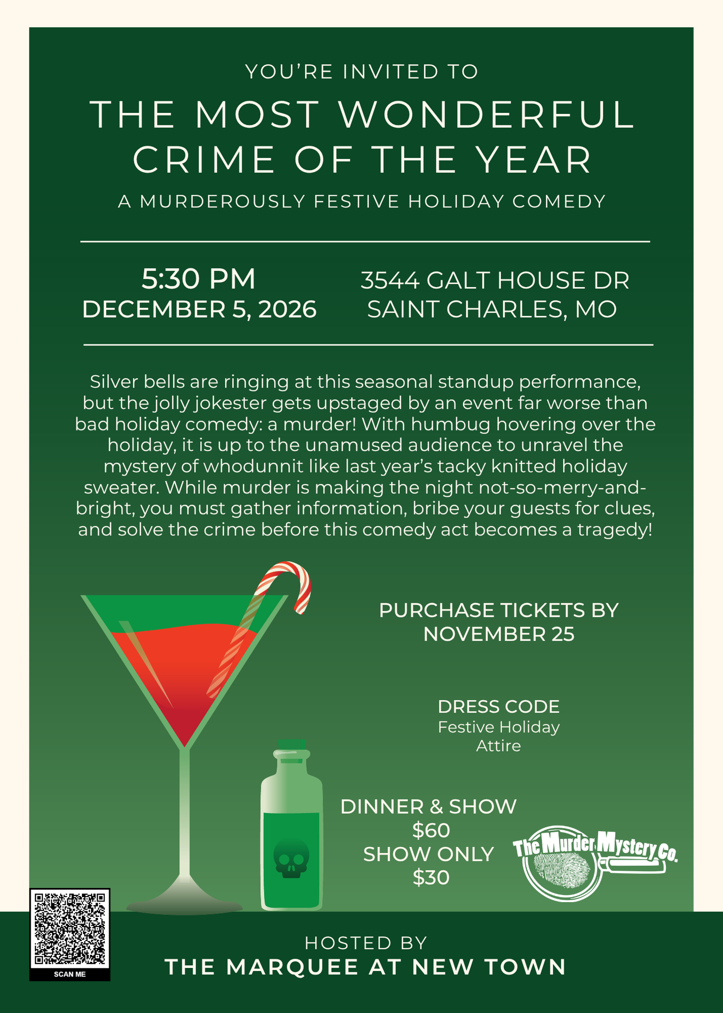 Christmas mystery dinner 