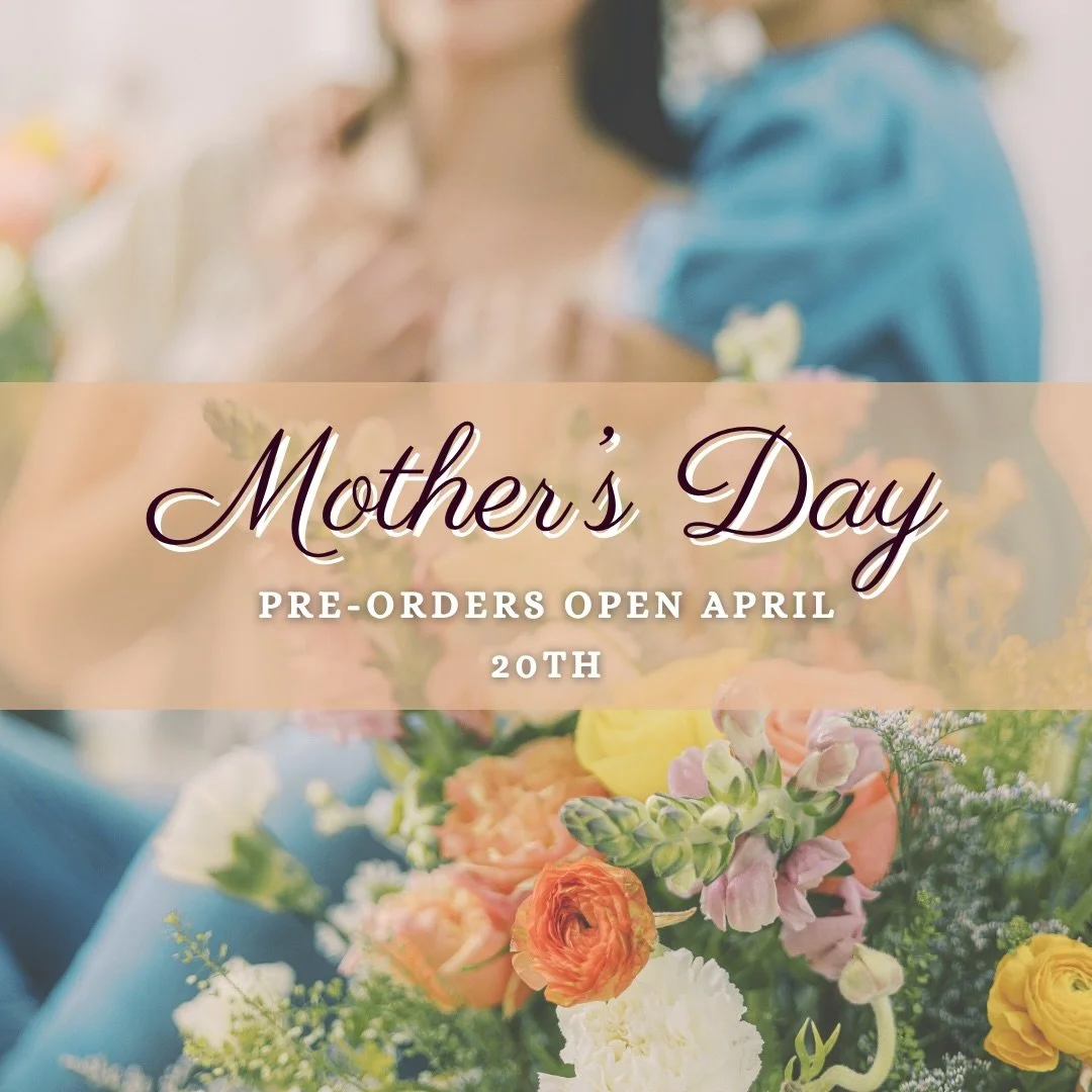 Mother&rsquo;s Day hits different when you&rsquo;re the mommy AND the flower lady 💛😅🌷

Pre-orders open April 20th ✨