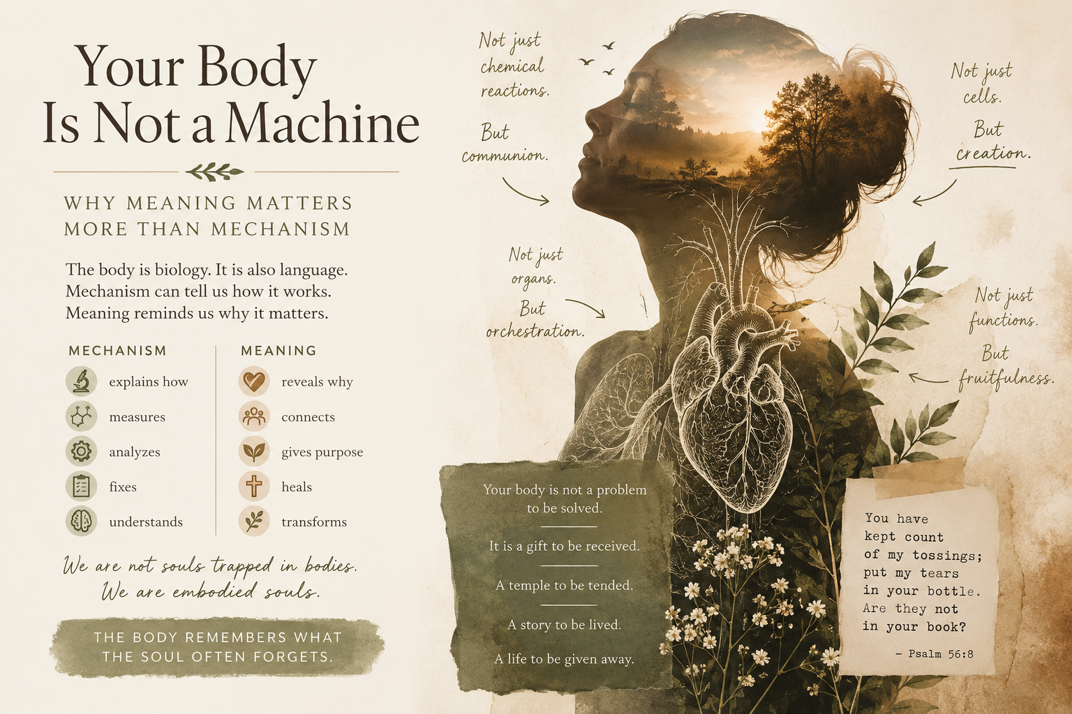 Your Body Is Not a Machine and Your Tears Matter